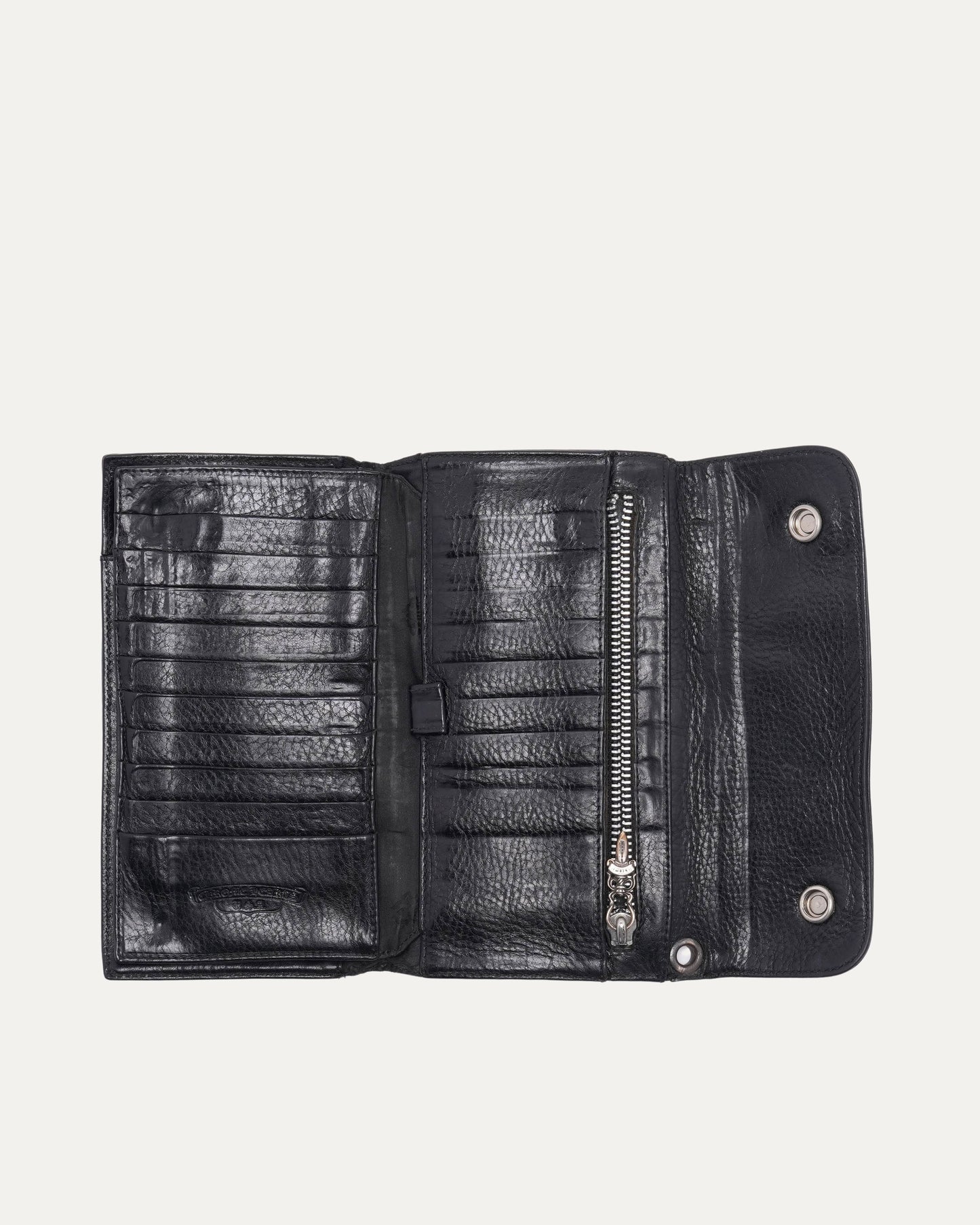 Leather Snap 'WAVE' Wallet