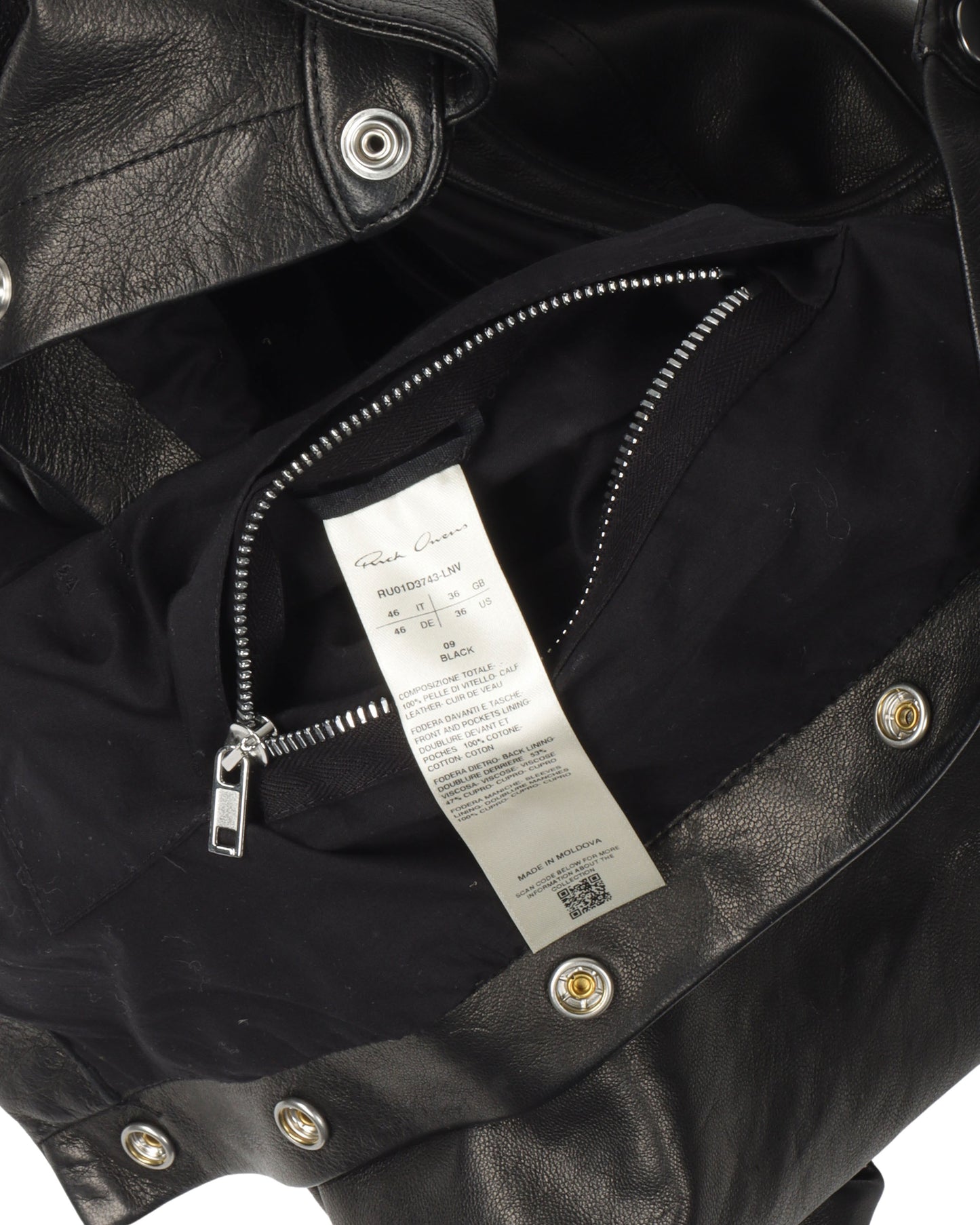 FW22 STROBE Alice Leather Shirt Jacket
