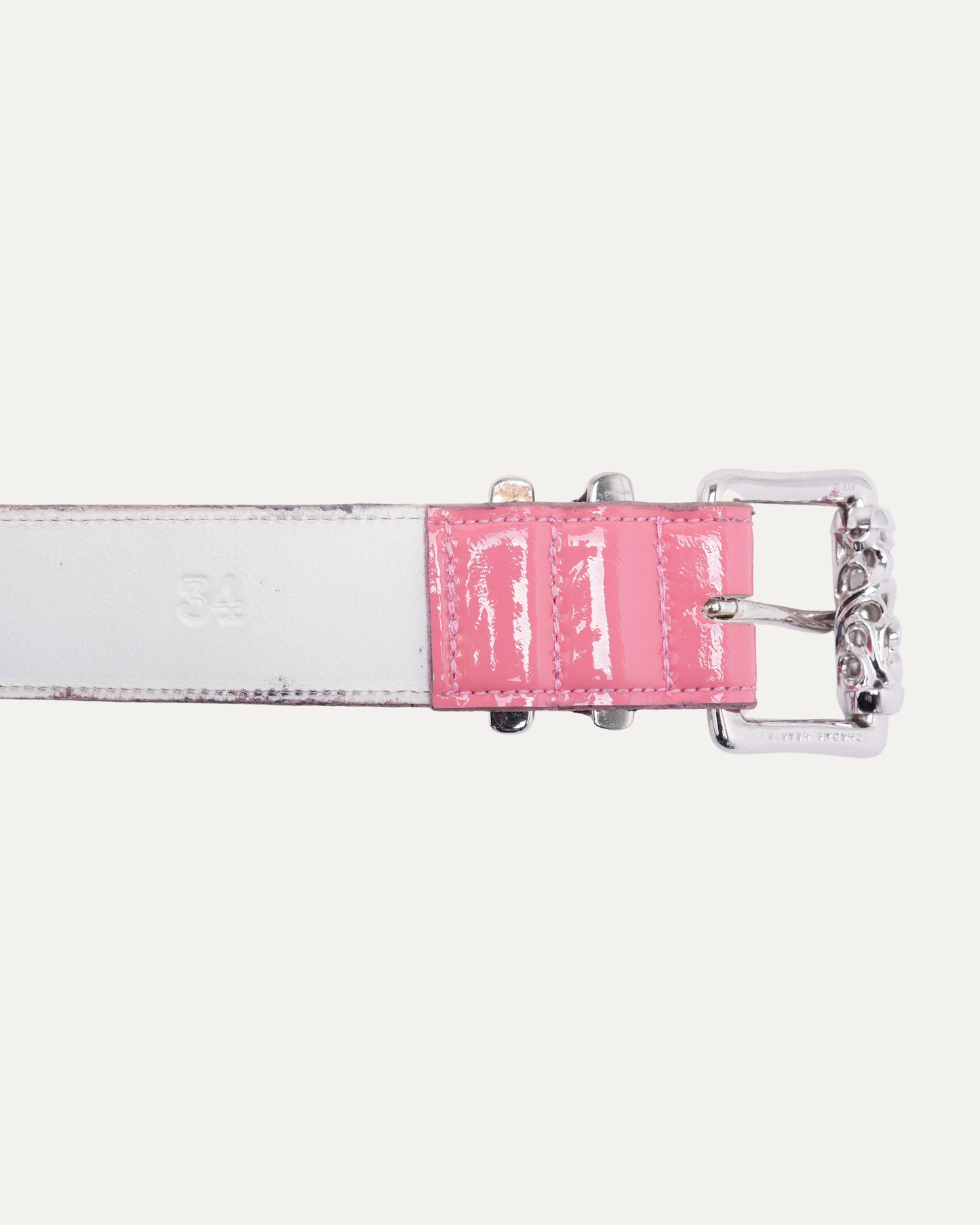 Patent Leather Roller Belt