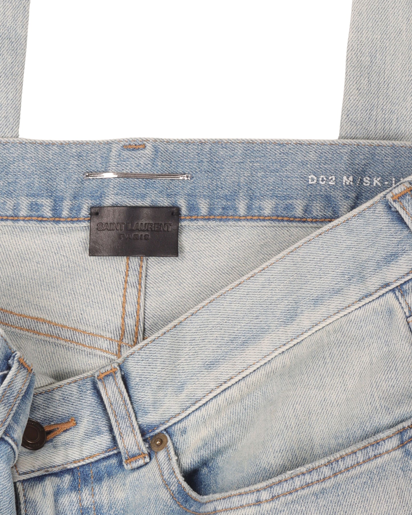 Light Wash Distressed Jeans