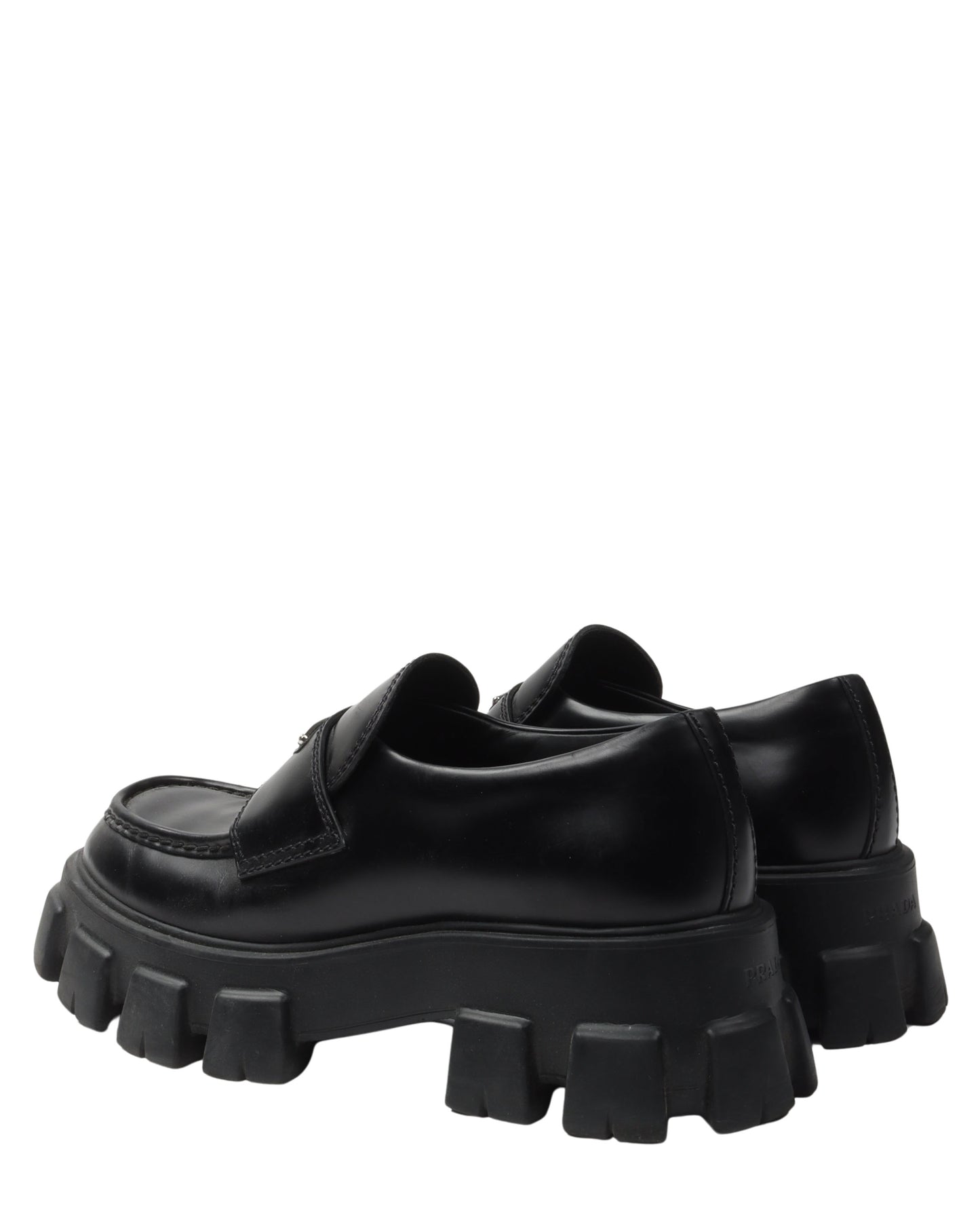 Monolith Brushed Leather Loafers