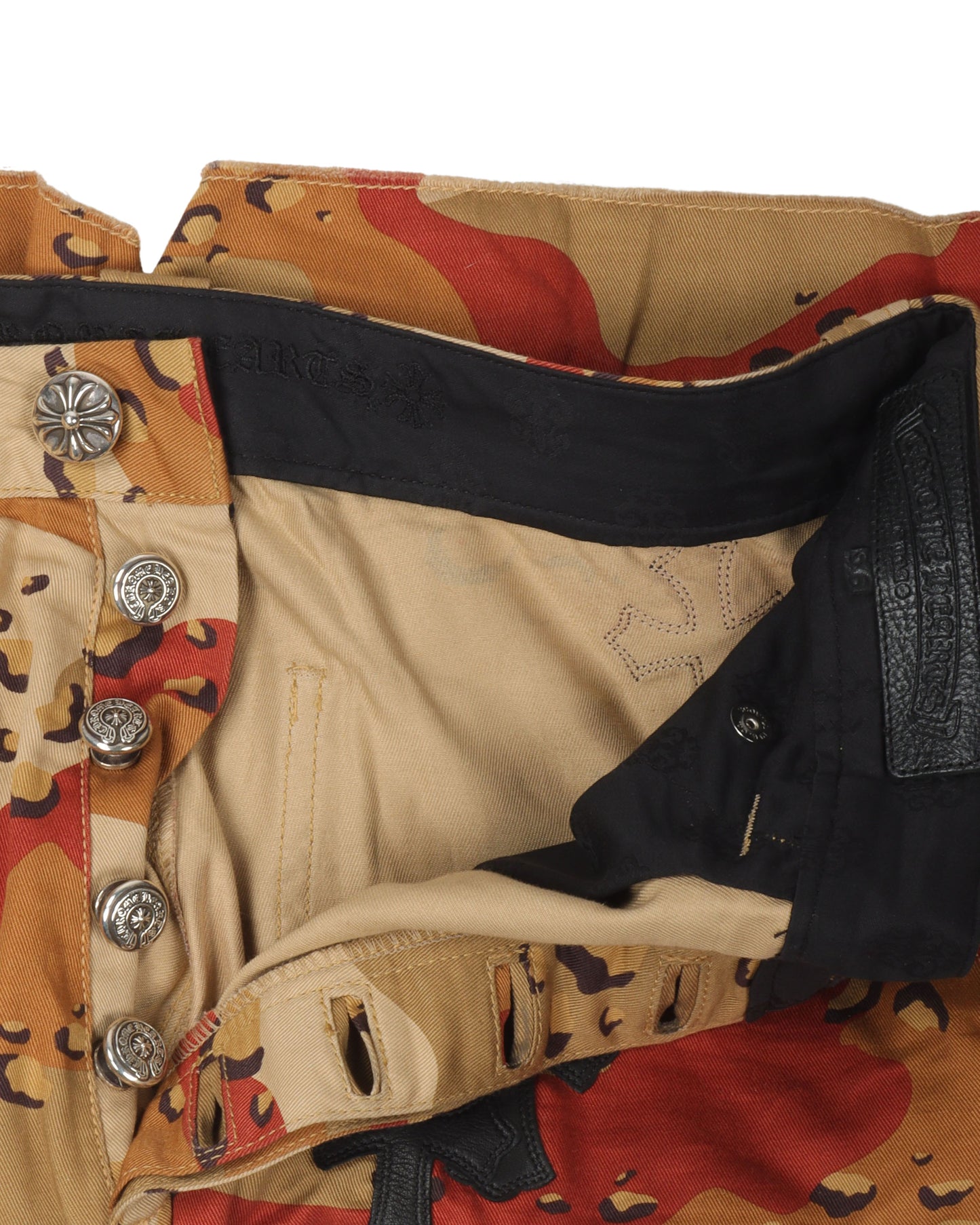 Matty Boy Sex Records Cross Patch Camo Shorts