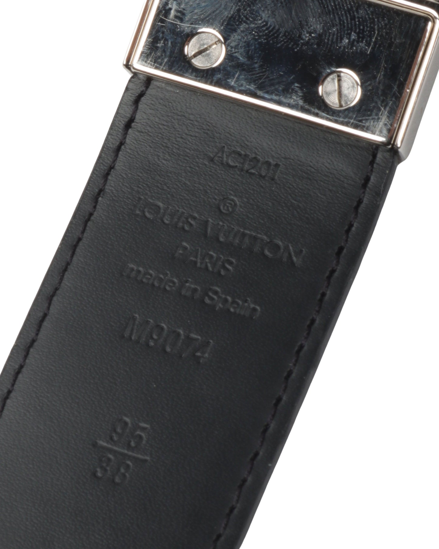 Damier Monogram Belt