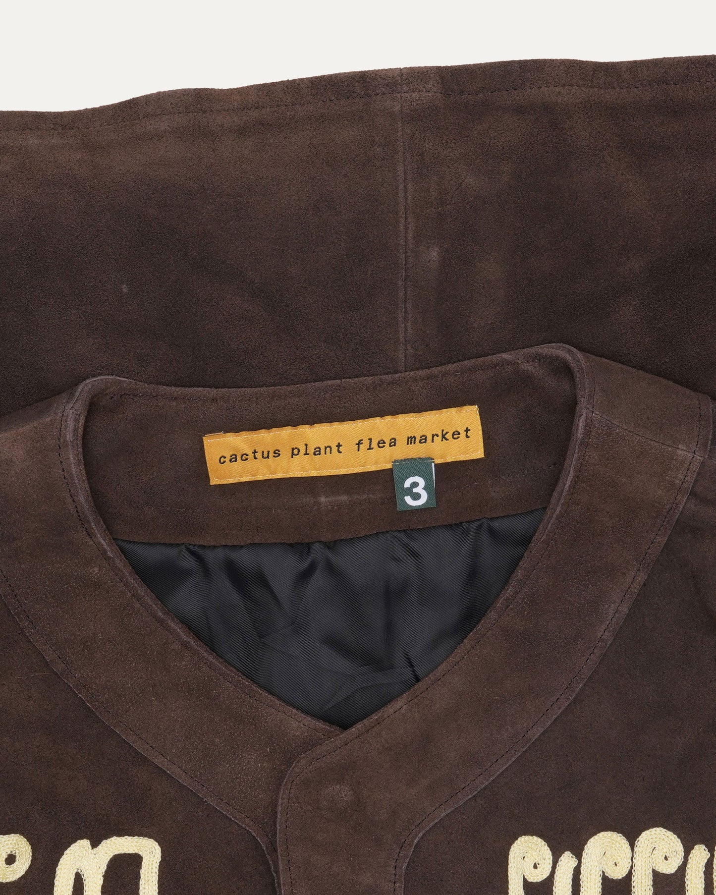 WWCD Suede Baseball Top