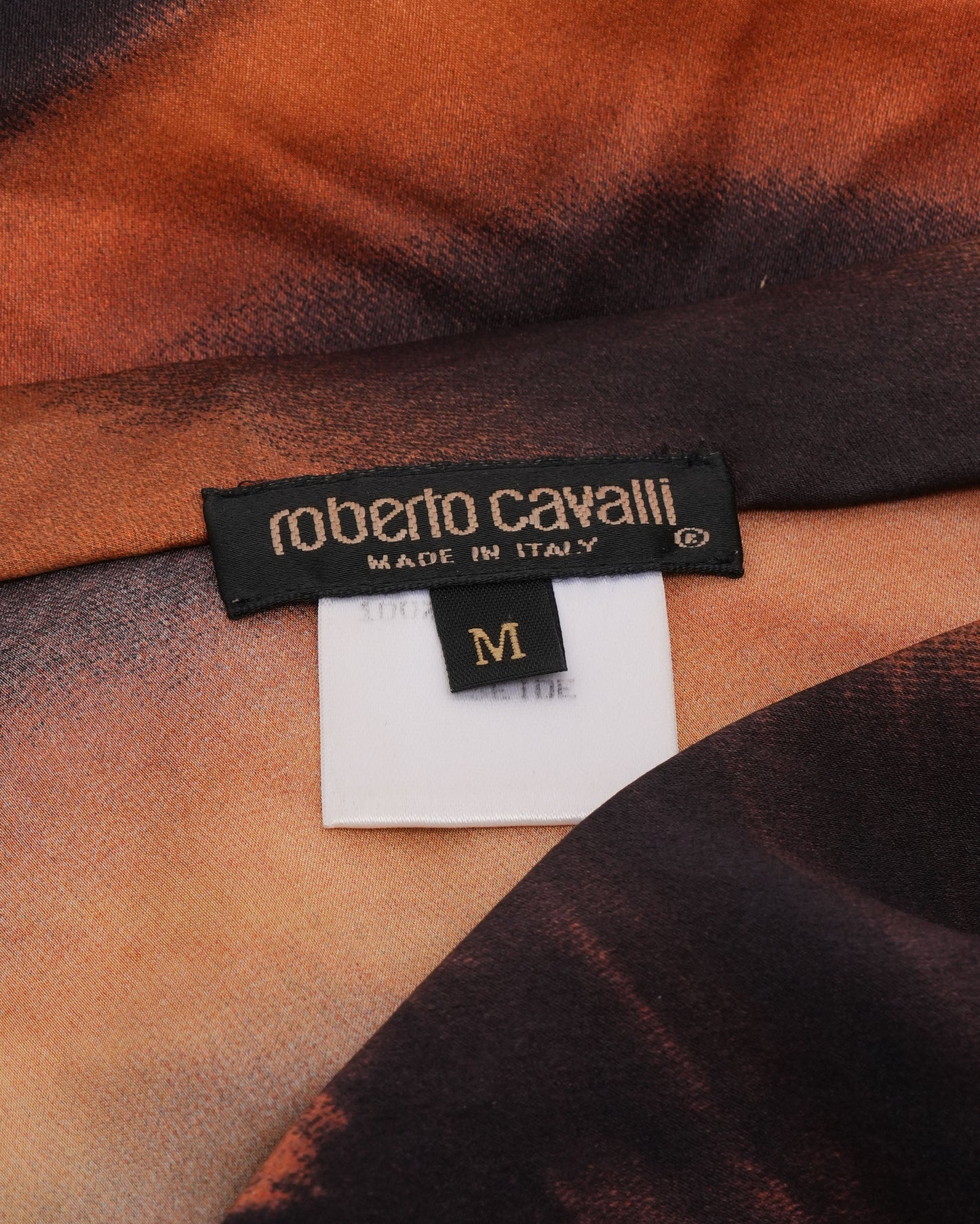 FW 2000 Tiger Print Silk Skirt