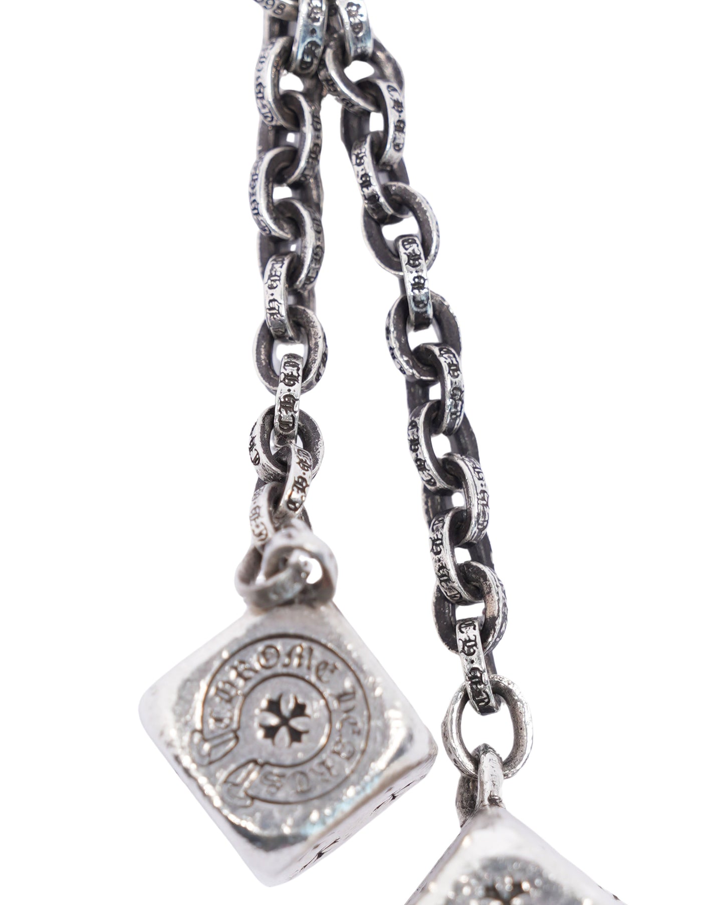 Silver Dice Keychain Clip