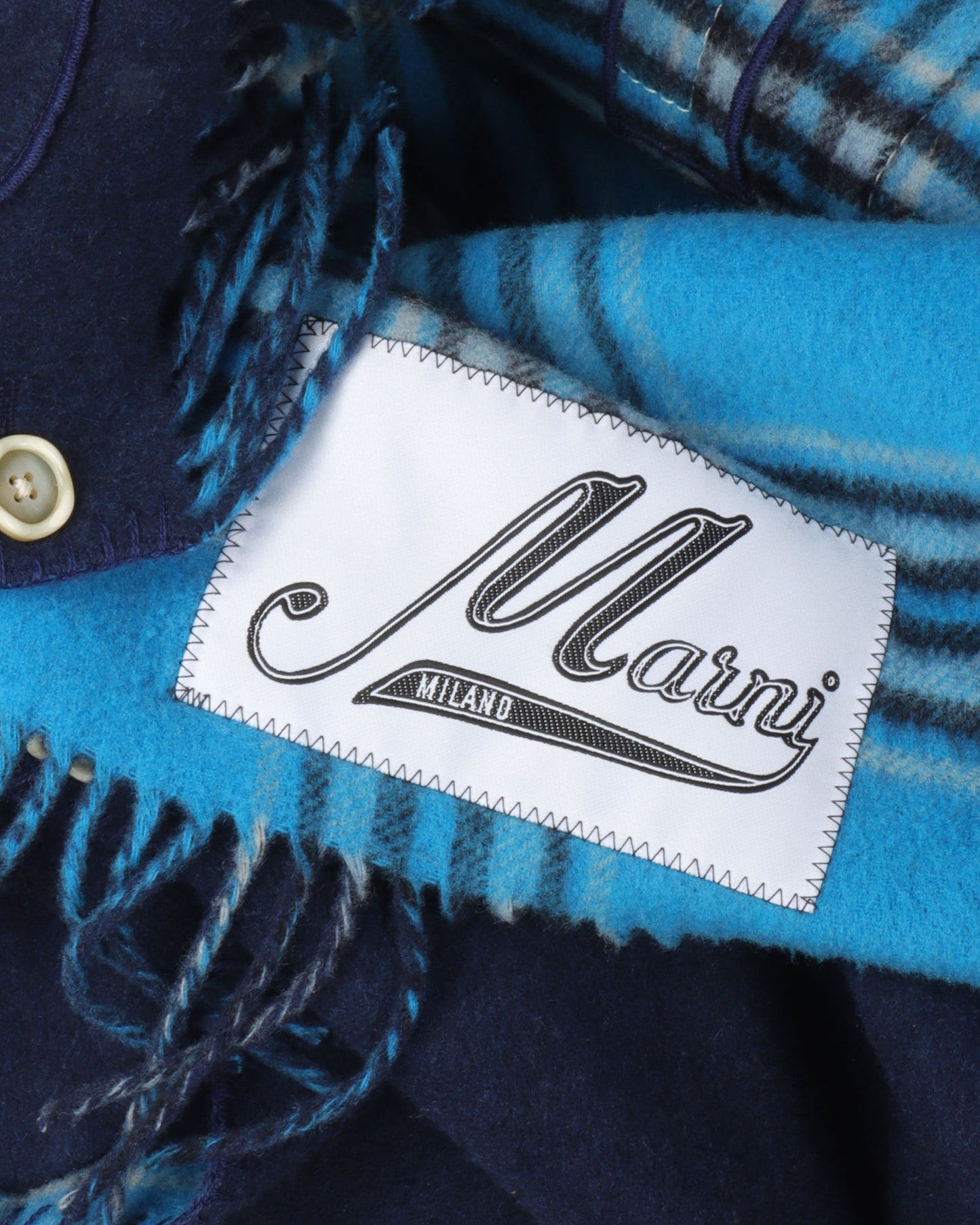 Reversible Fringe Shirt Jacket