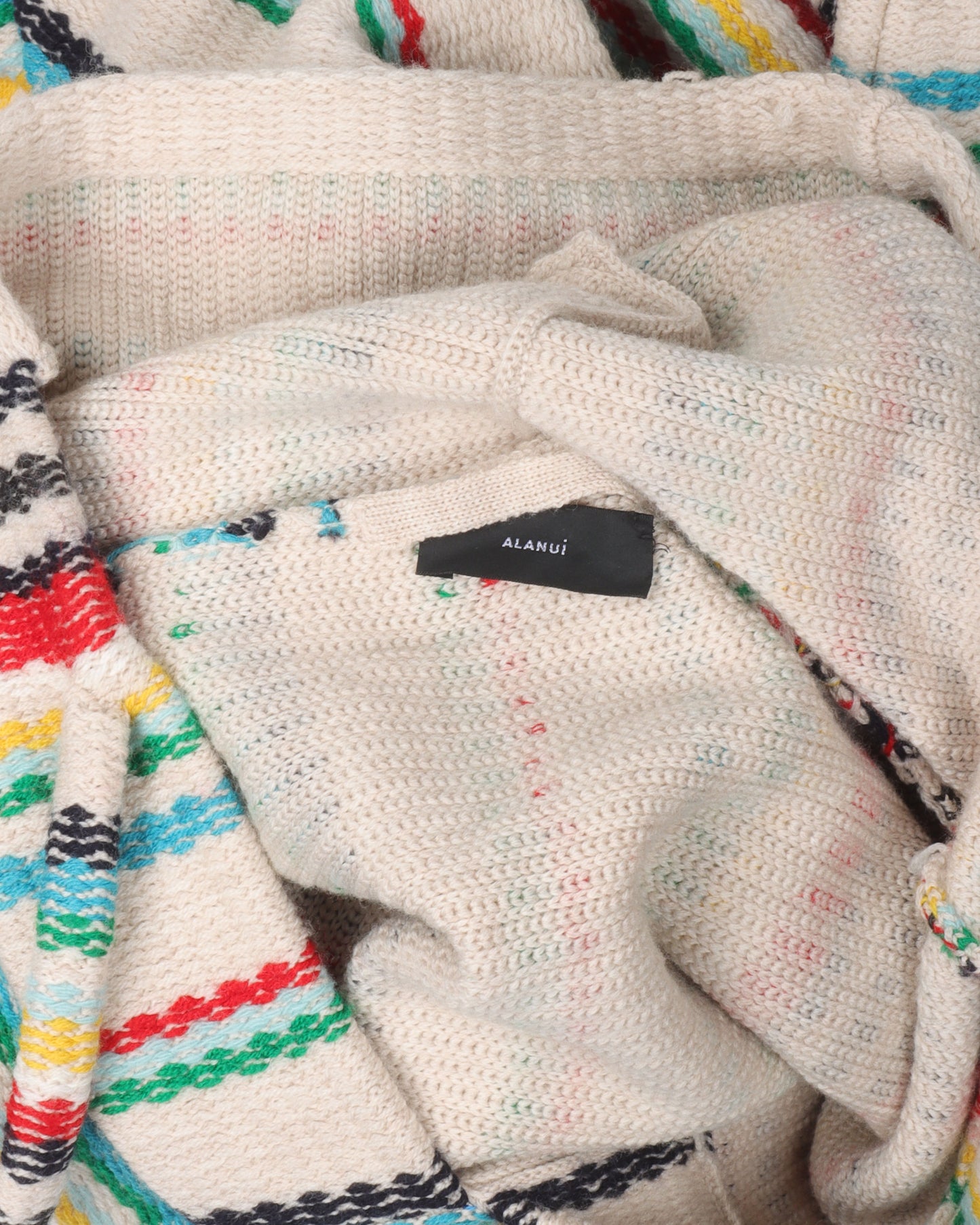 Striped Hooded Poncho