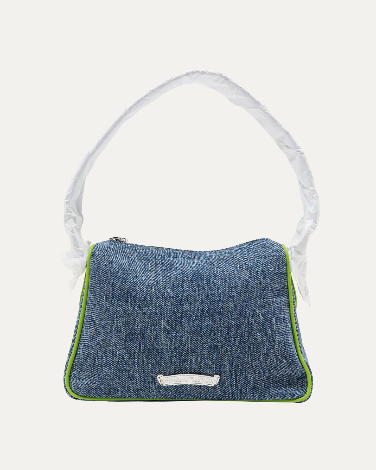 Denim Cross Patch Chicken Nugget Bag