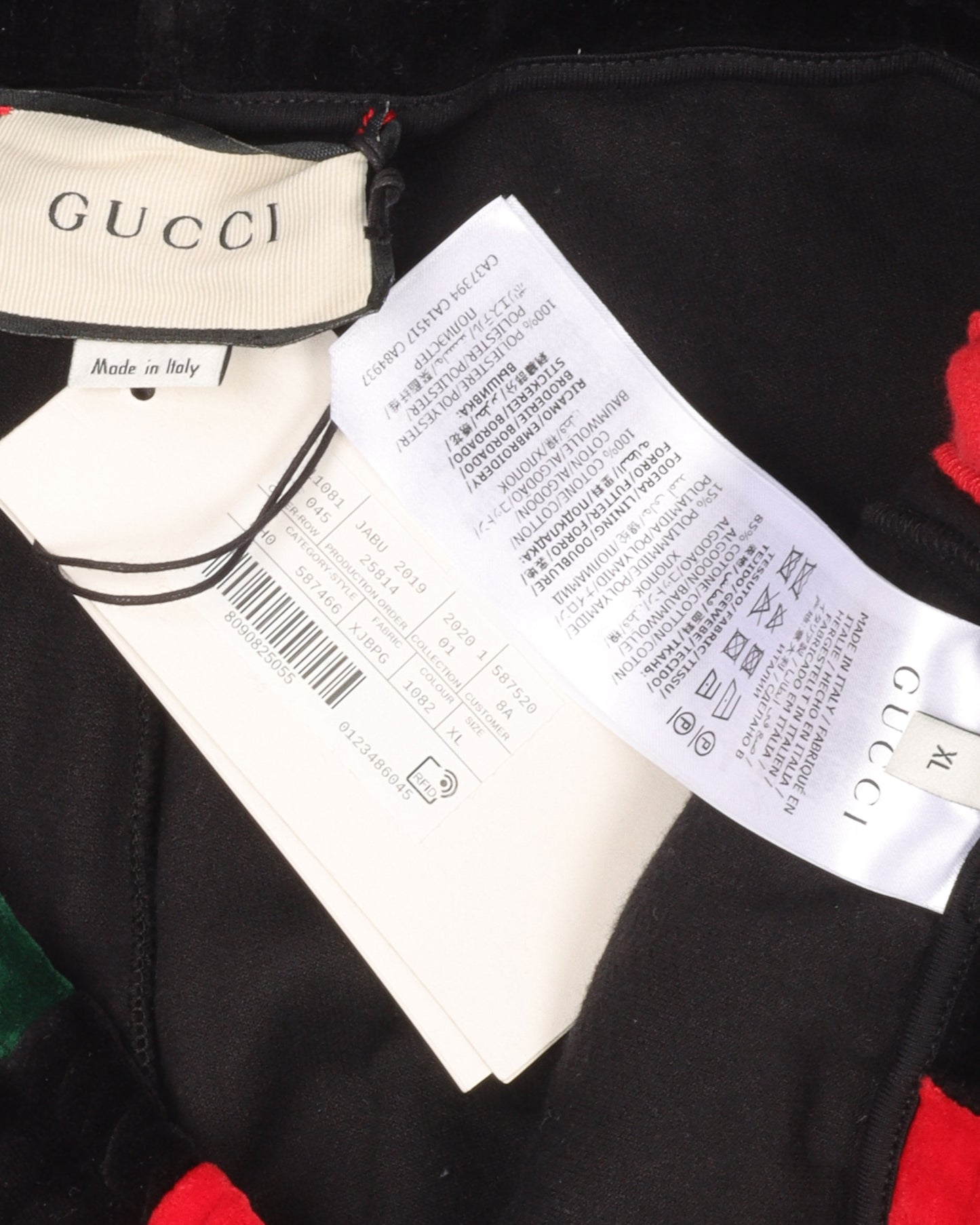 Velour Striped Shorts