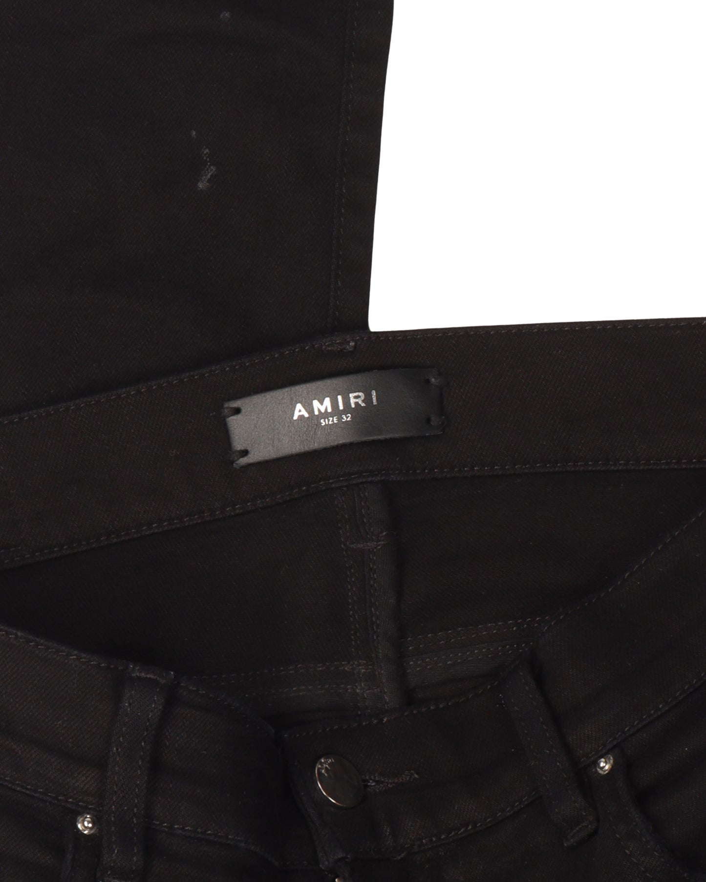 Lightly Distressed Denim Jeans