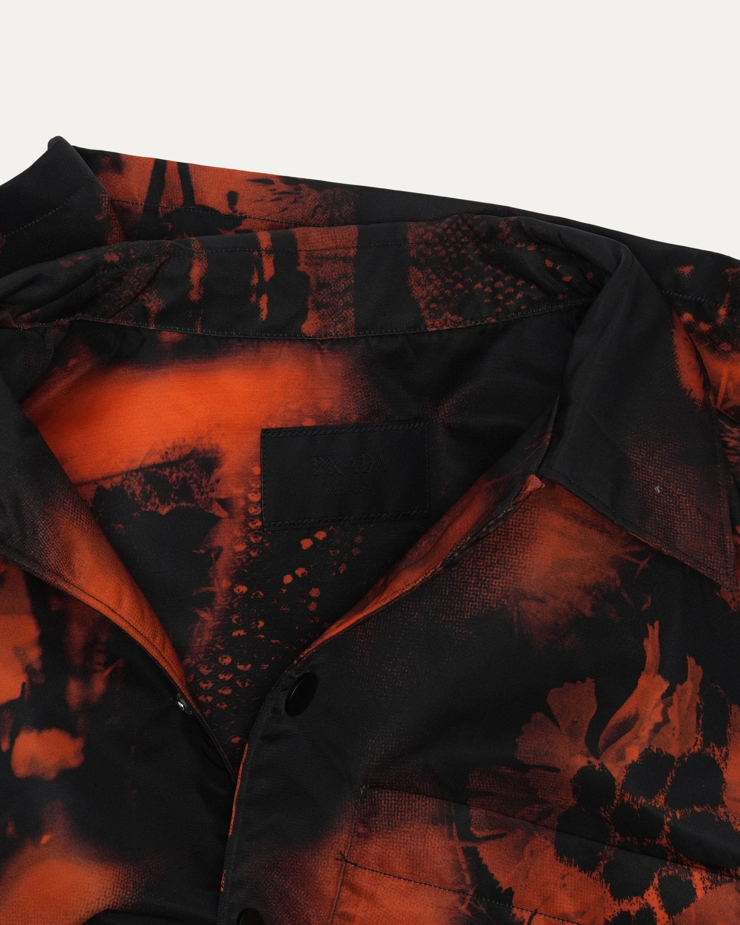 Floral Print Re-Nylon Shirt