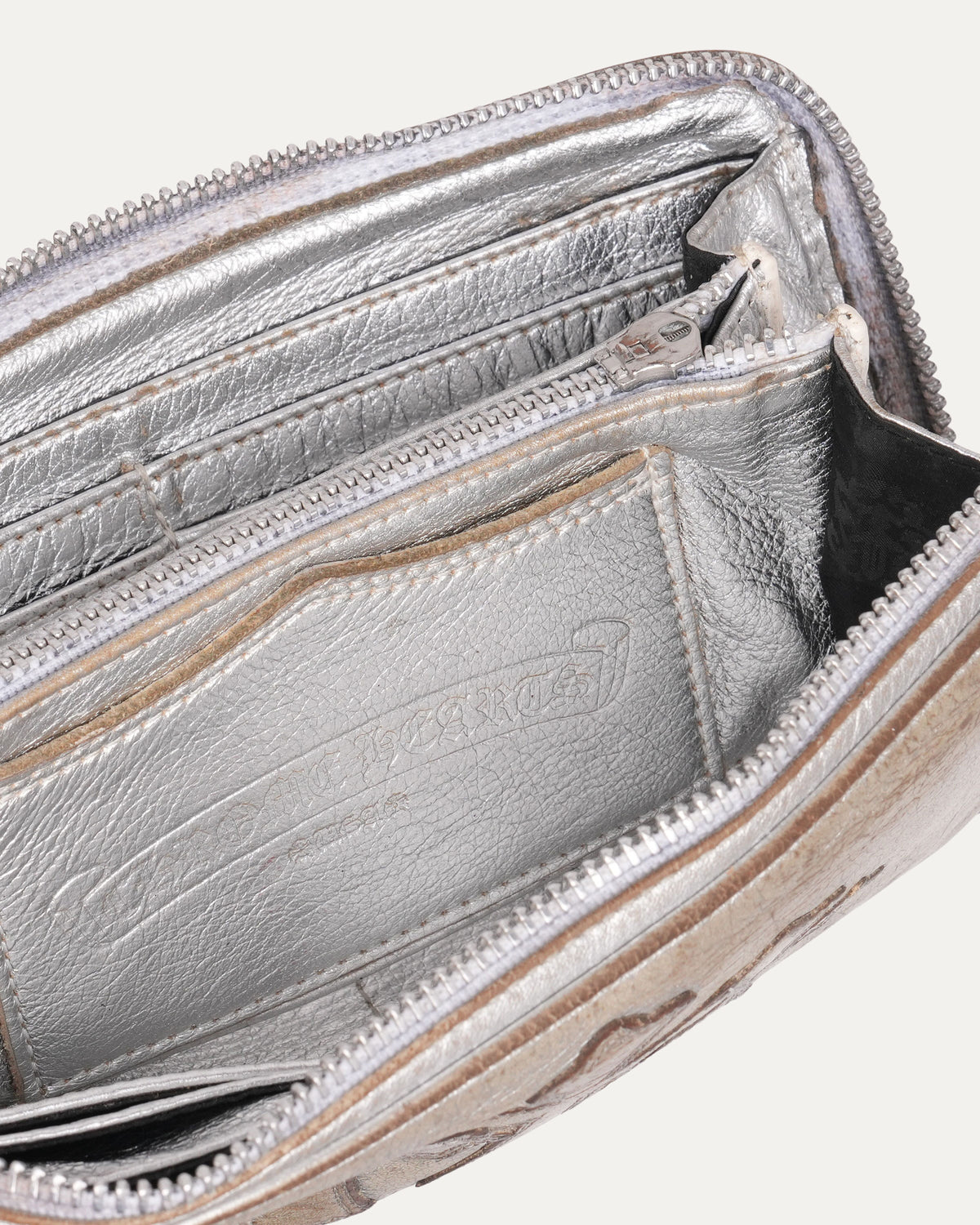 Cemetery Cross Patch Long Zip Wallet