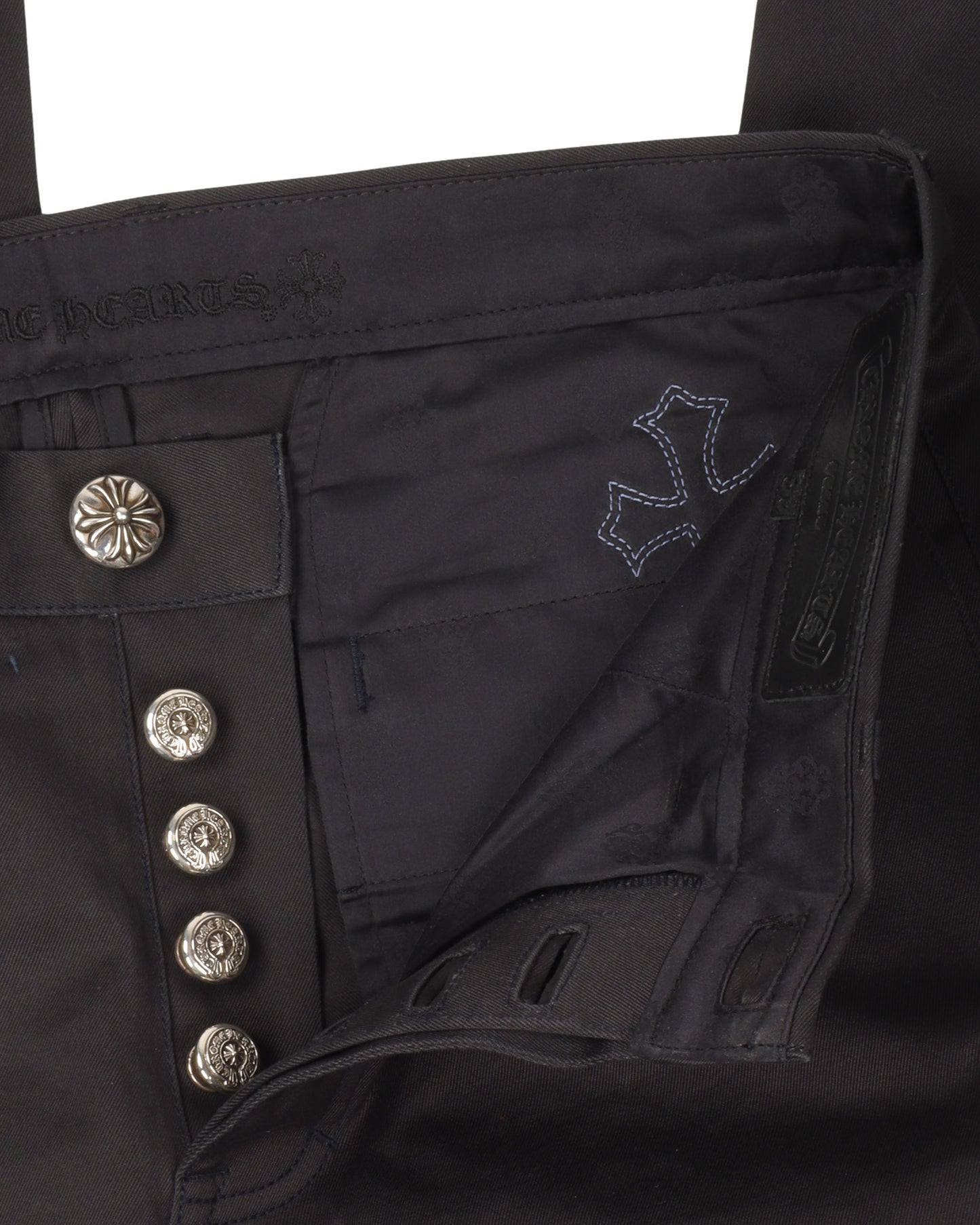 Multicolor Cross Patch Chino Pants