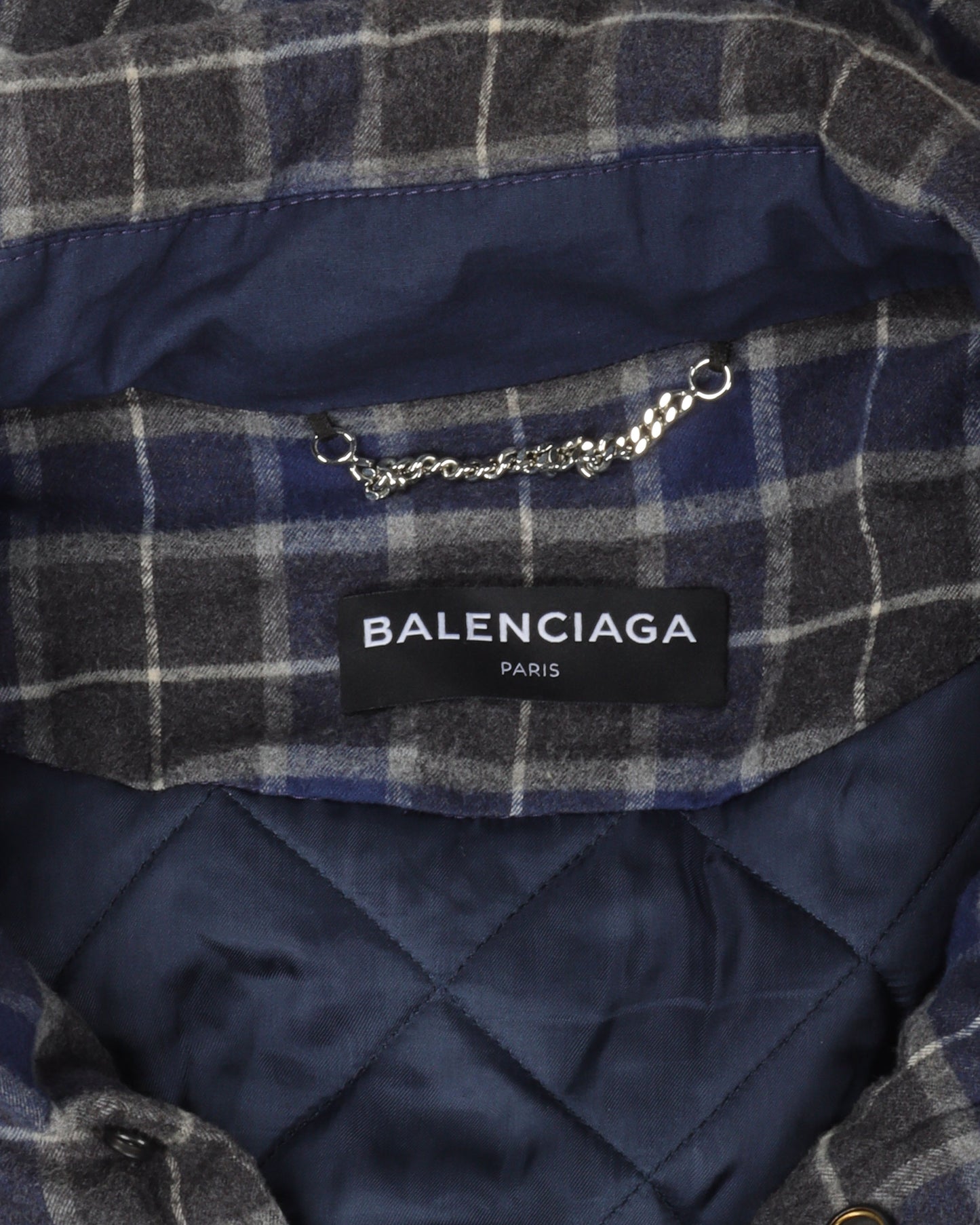 FW17 Quilted Padded Flannel Jacket