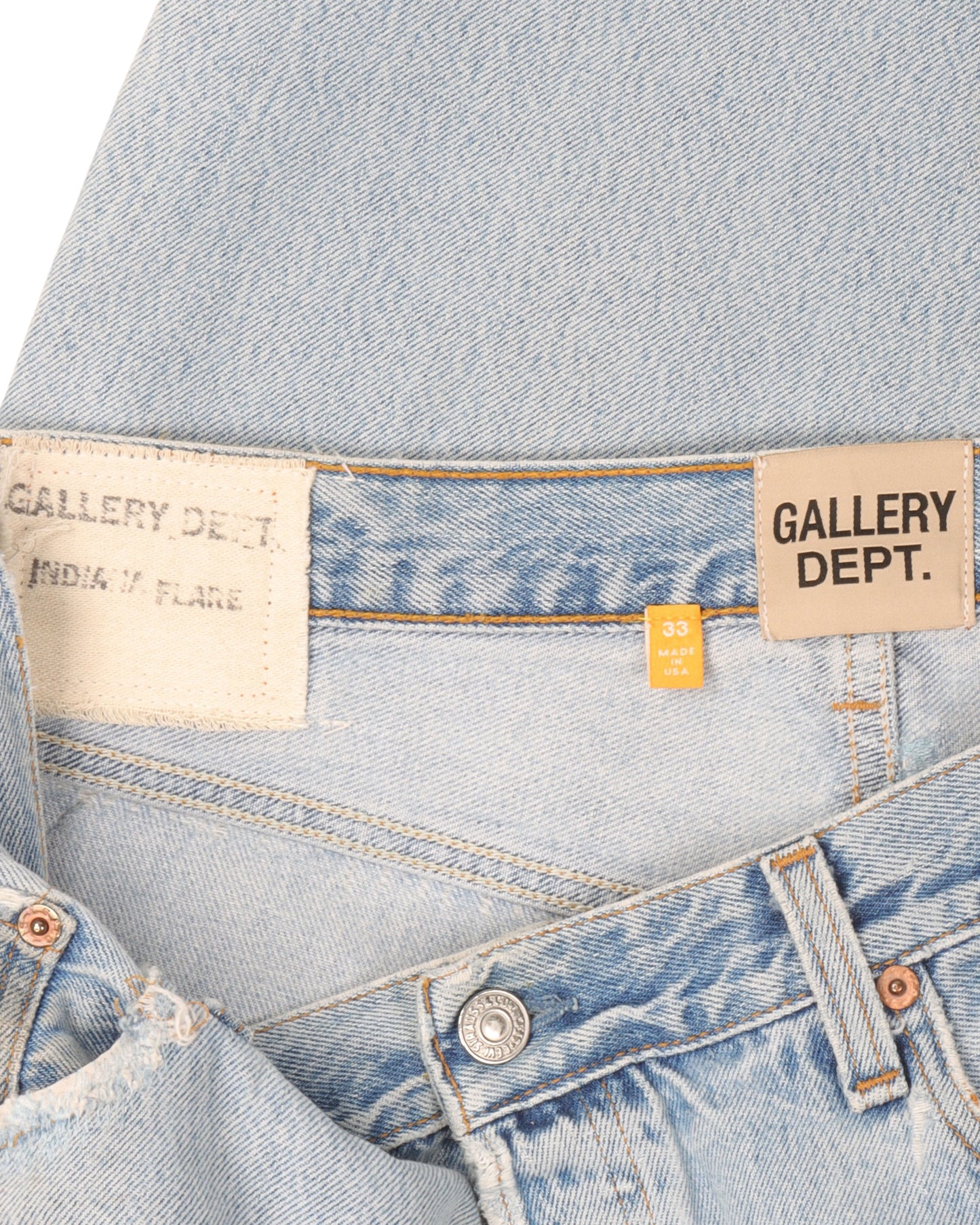 Distressed Indiana Flare Jeans