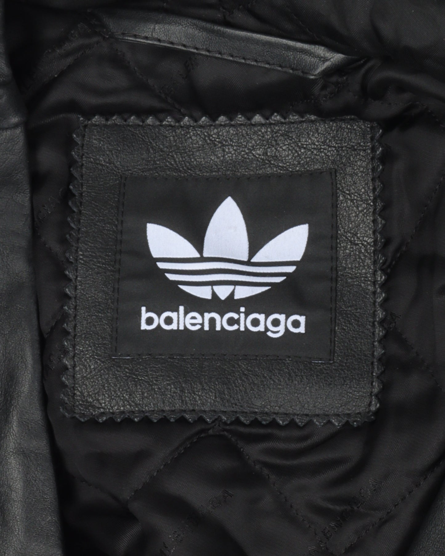 Adidas Leather Hooded Jacket