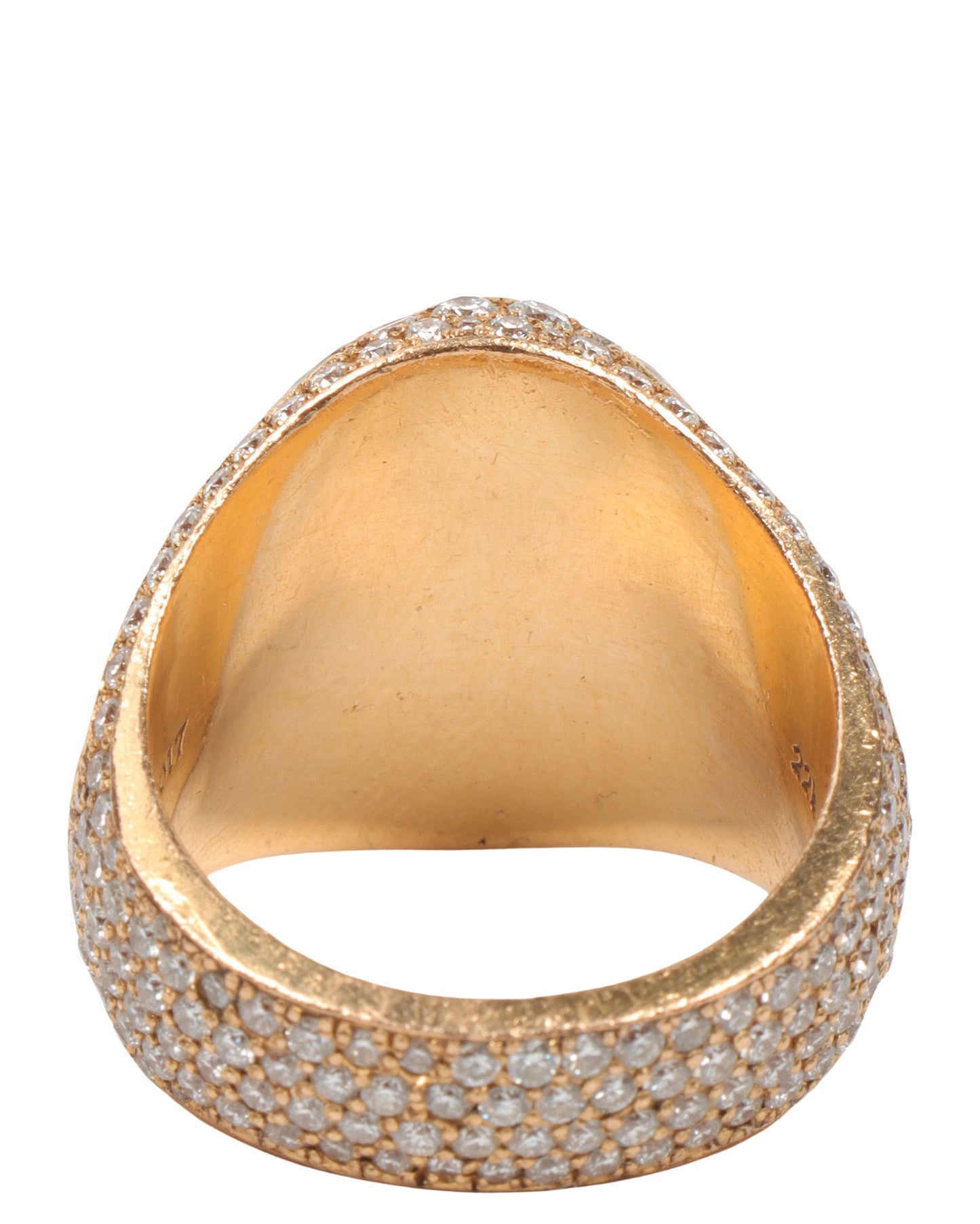 22k Gold Diamond Matty Boy Heart Ring