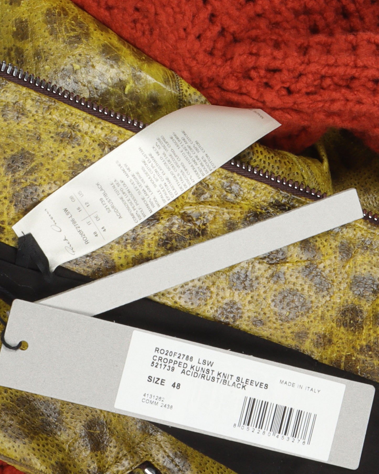 Performa FW20 Cropped Kunst Knit Sleeves Jacket