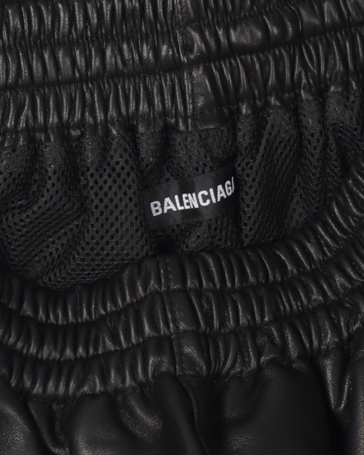 3B Leather Track Pants