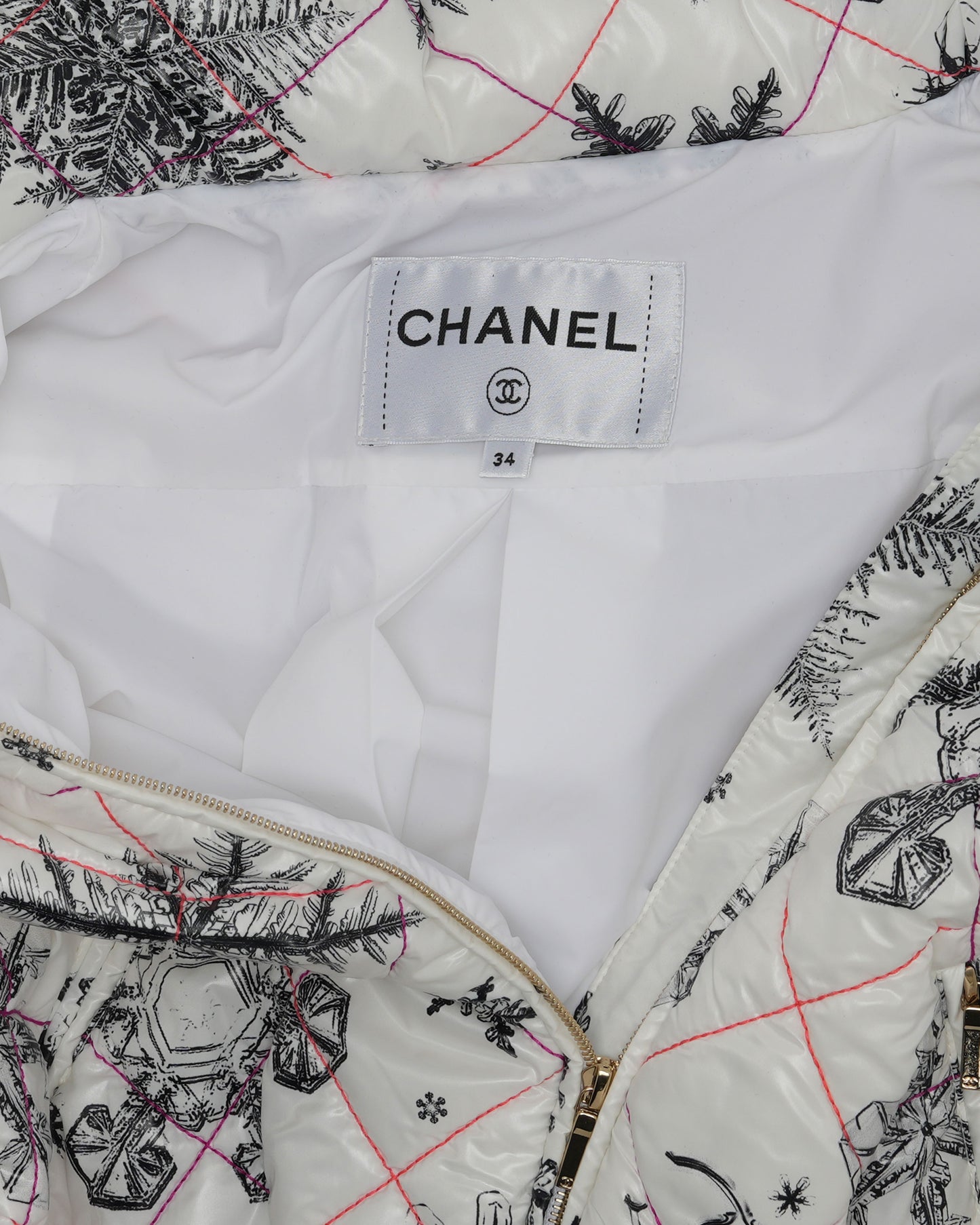 Cropped Nylon Ski Jacket