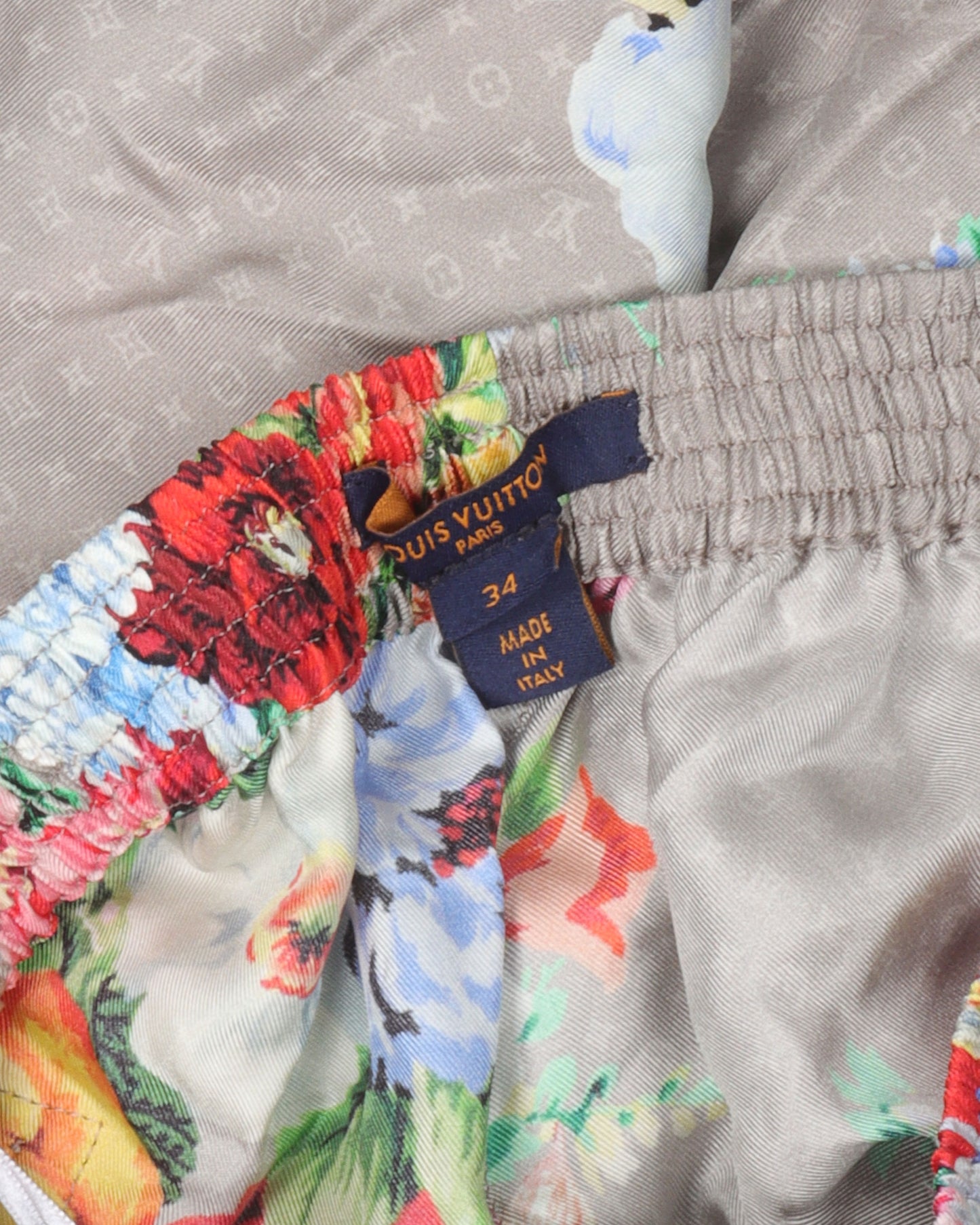 Silk Floral Monogram Boxer Shorts