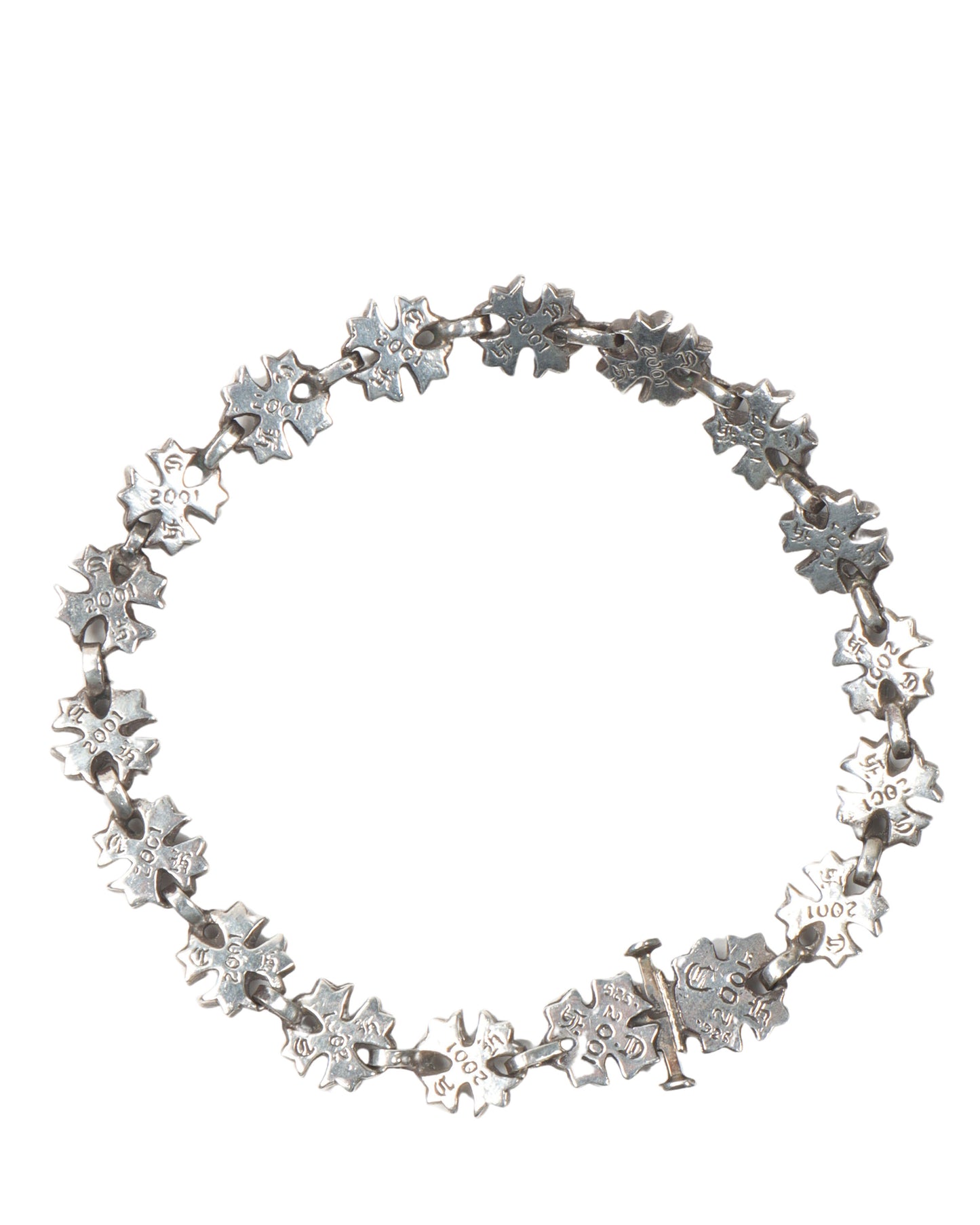Tiny Plus Cross Diamond Bracelet