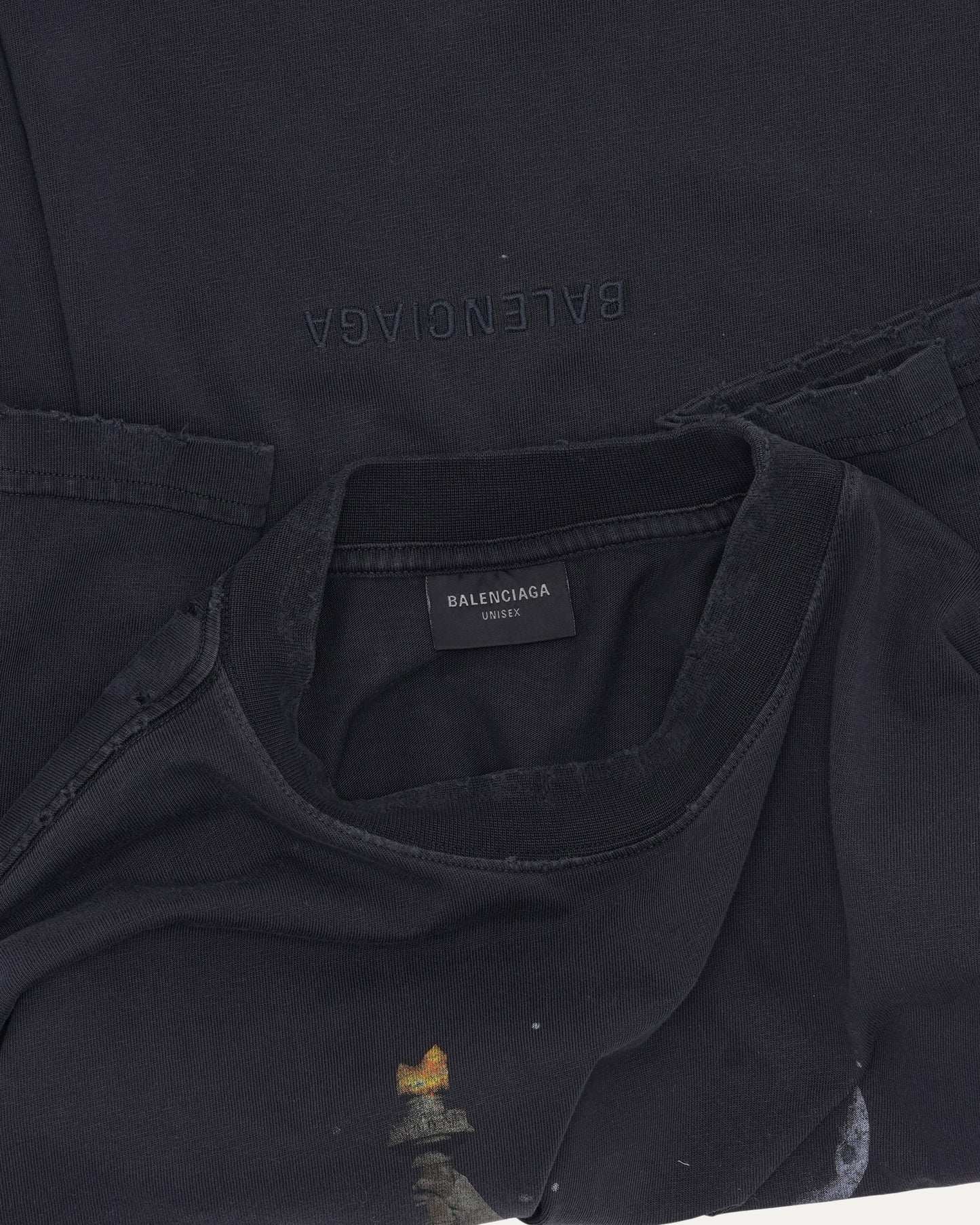 Distressed Paris Liberty T-Shirt