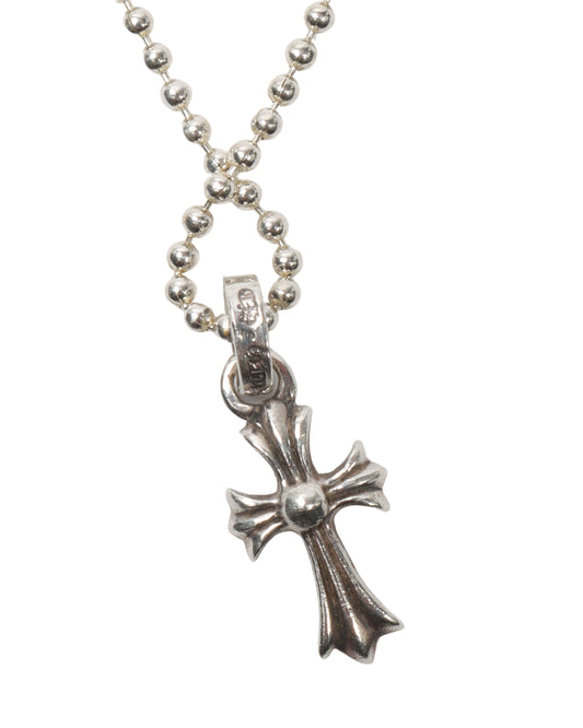 Black Diamond Cross Pendant w/ Chain