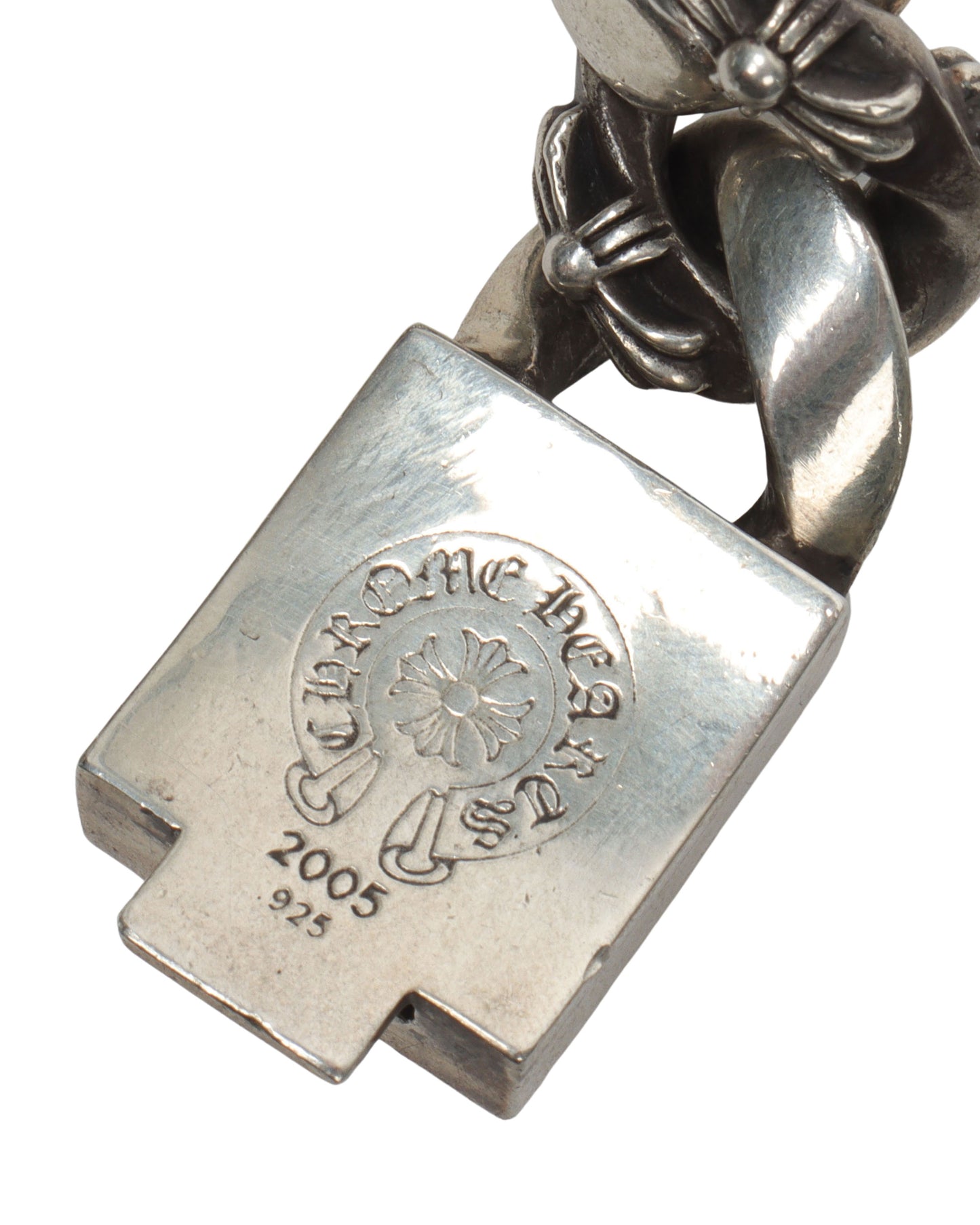 Fancy Link Plus Cross Bracelet