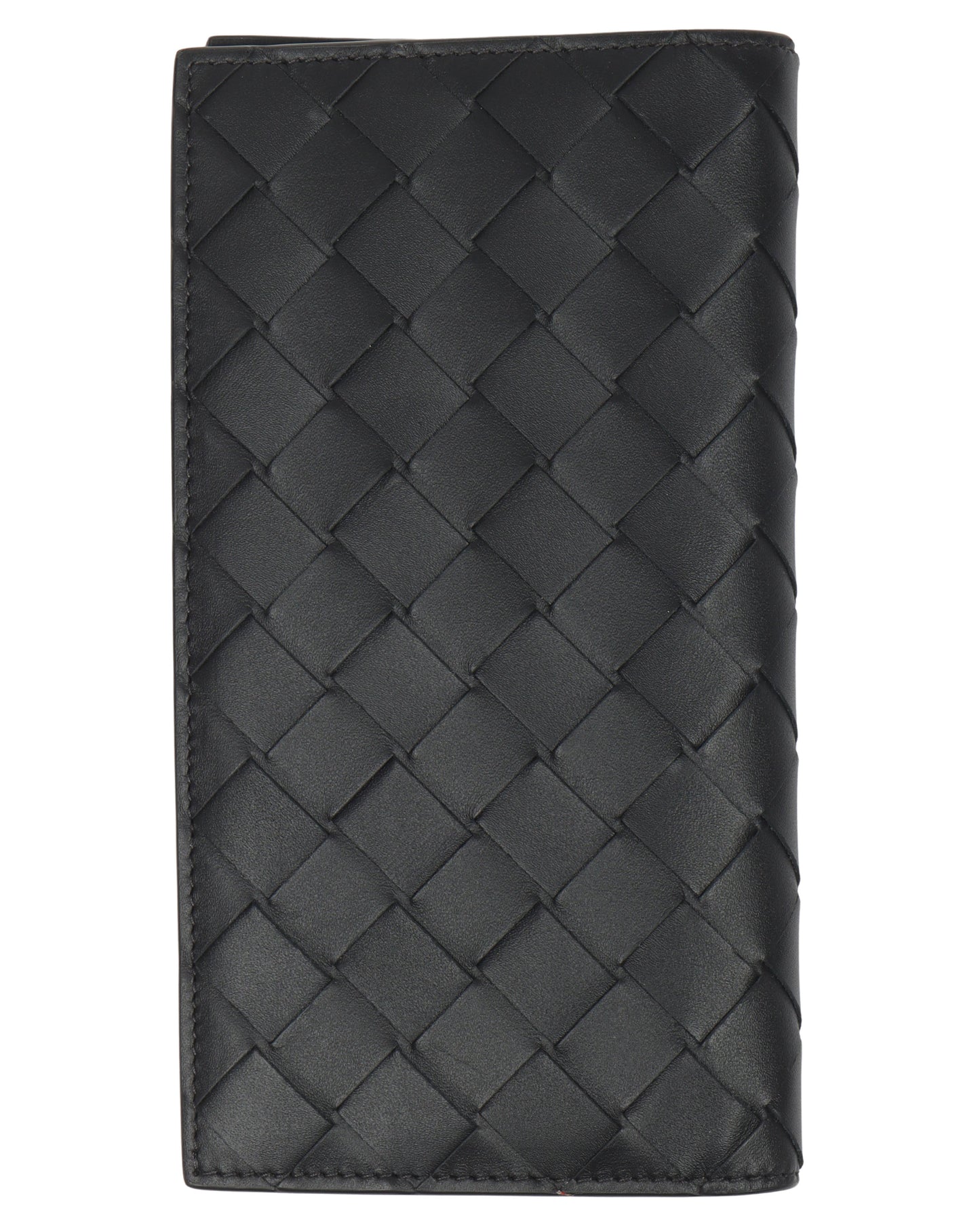 Intrecciato Leather Long Wallet