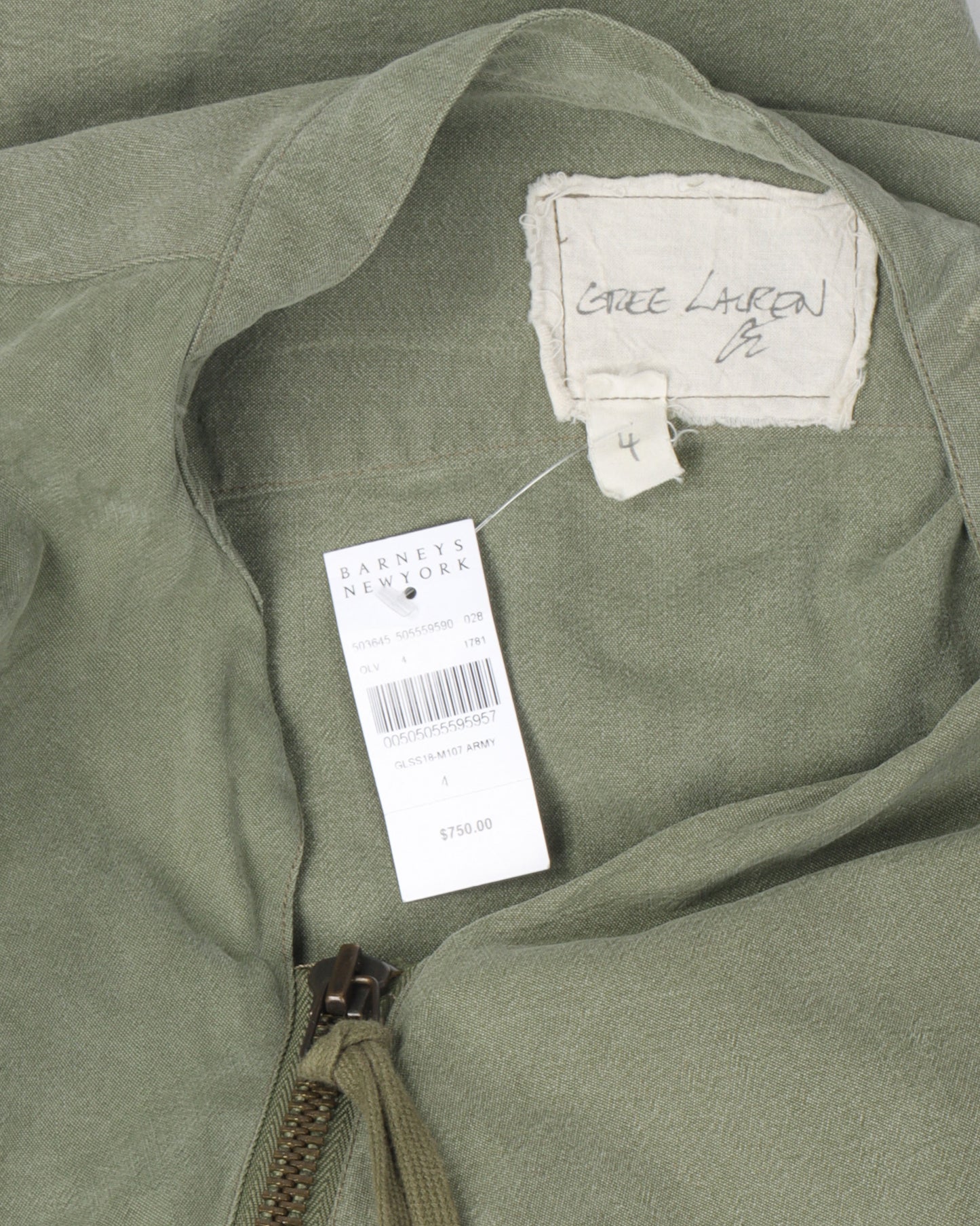 Reconstructed Zipper Shirt