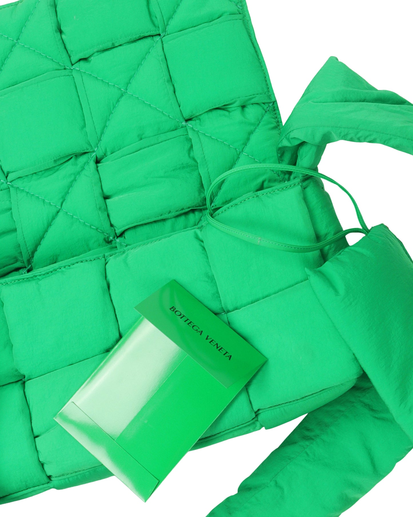 Medium Nylon Intrecciato Cassette Bag