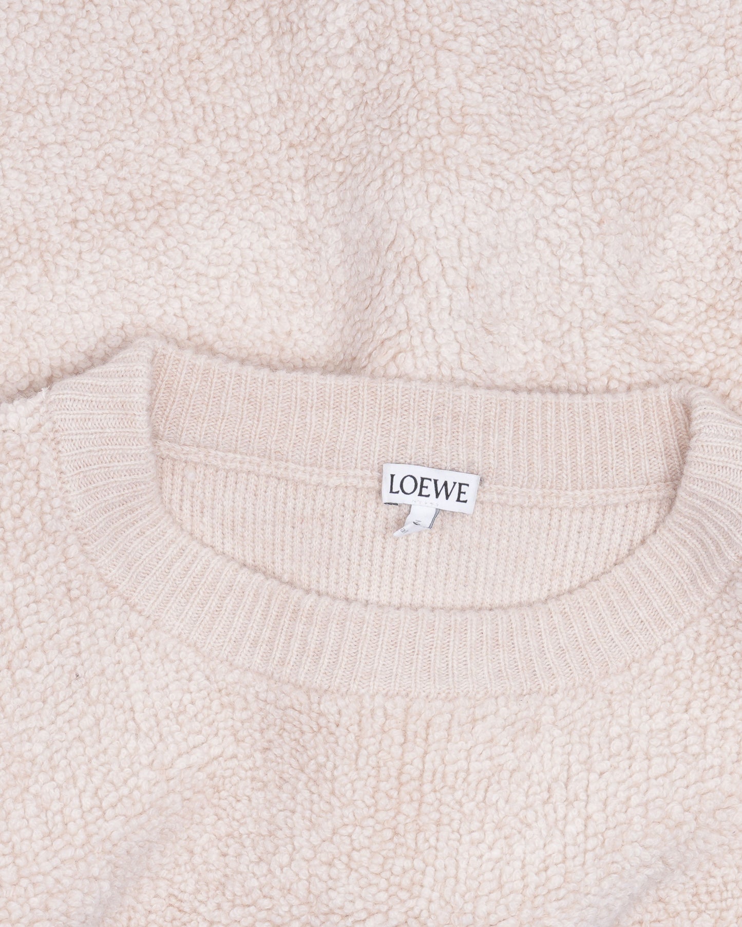 Wool Blend Color Block Sweater