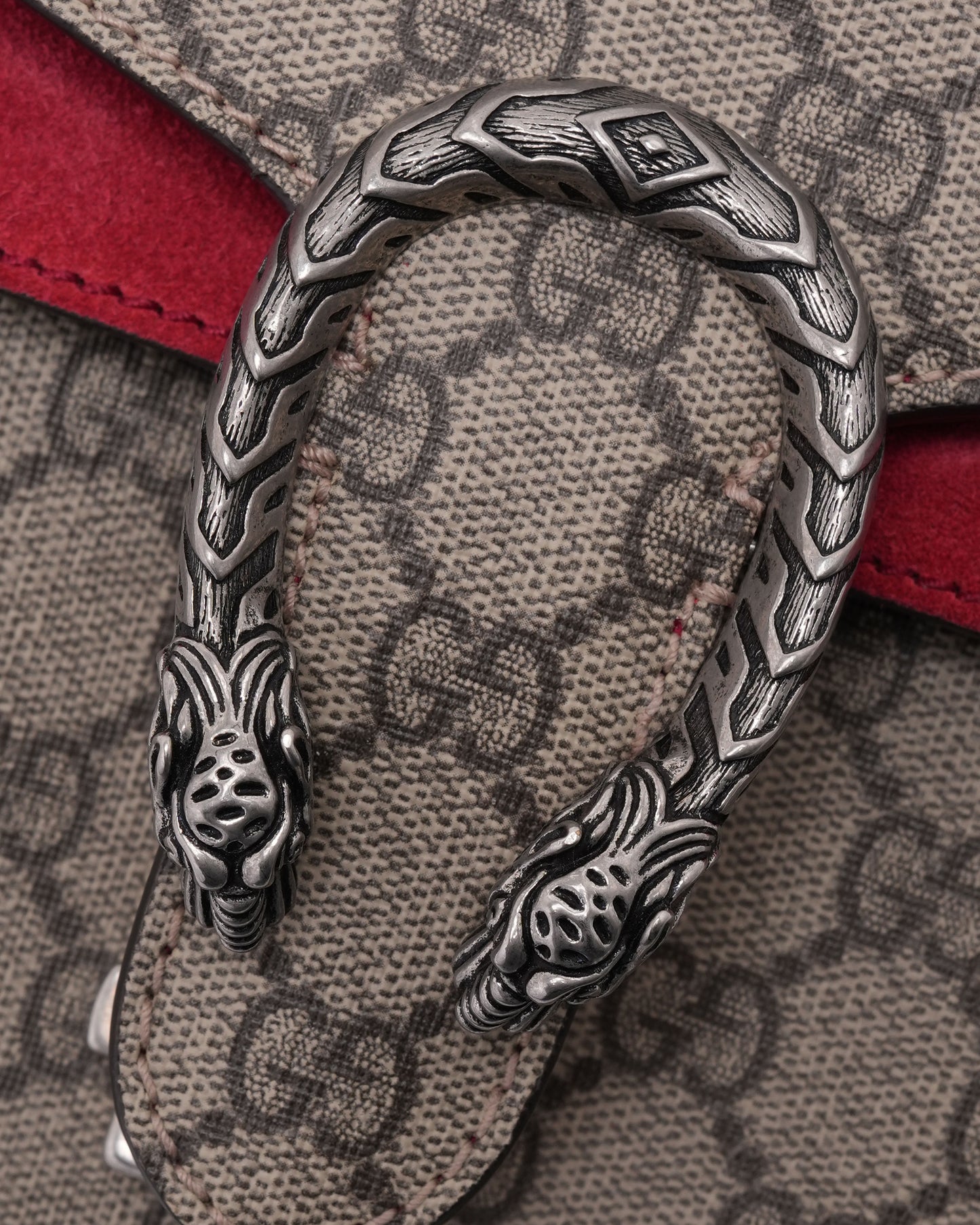 Mini GG Canvas Dionysus Tiger Head Chain Shoulder Bag