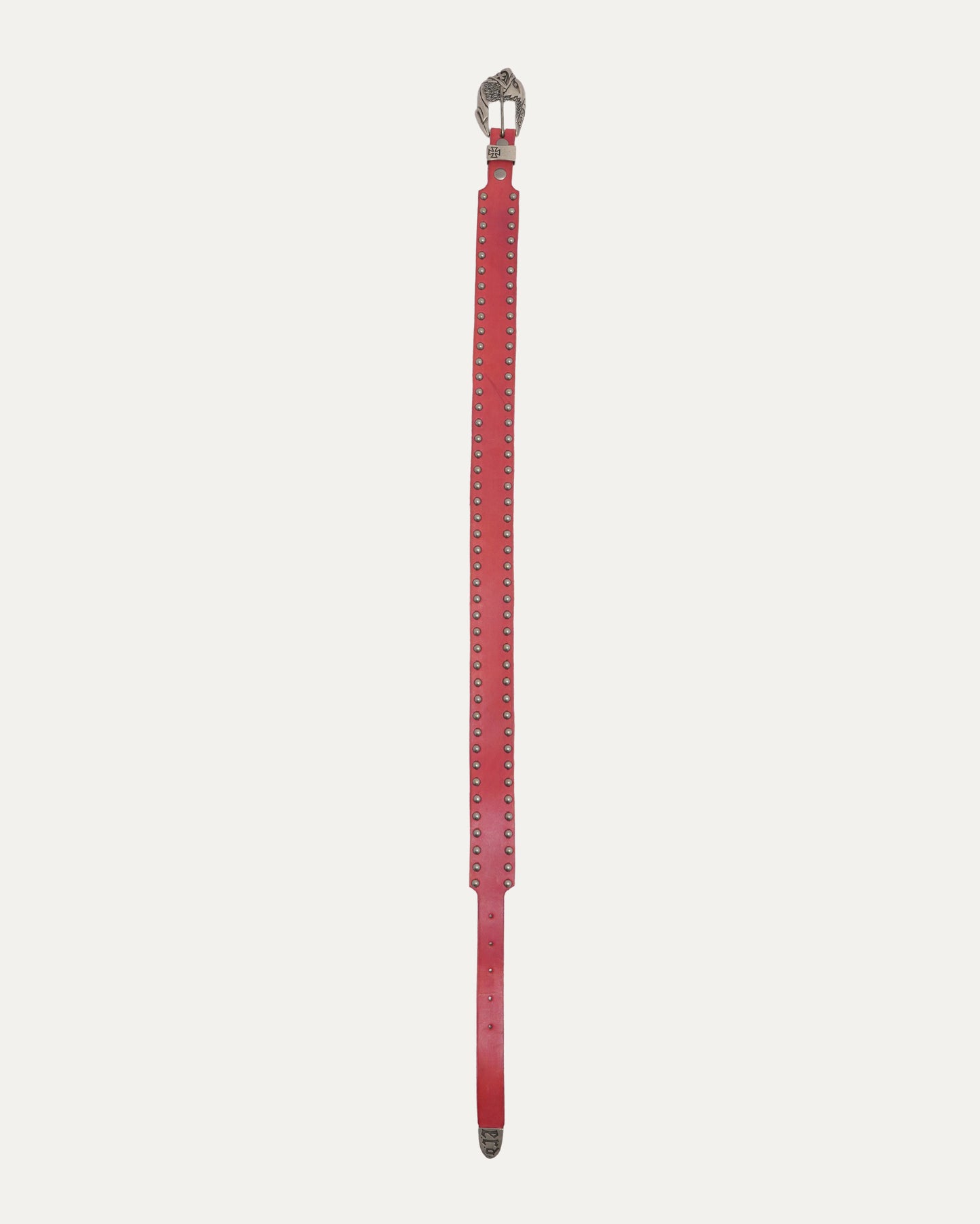 Eagle Buckle Studded Belt