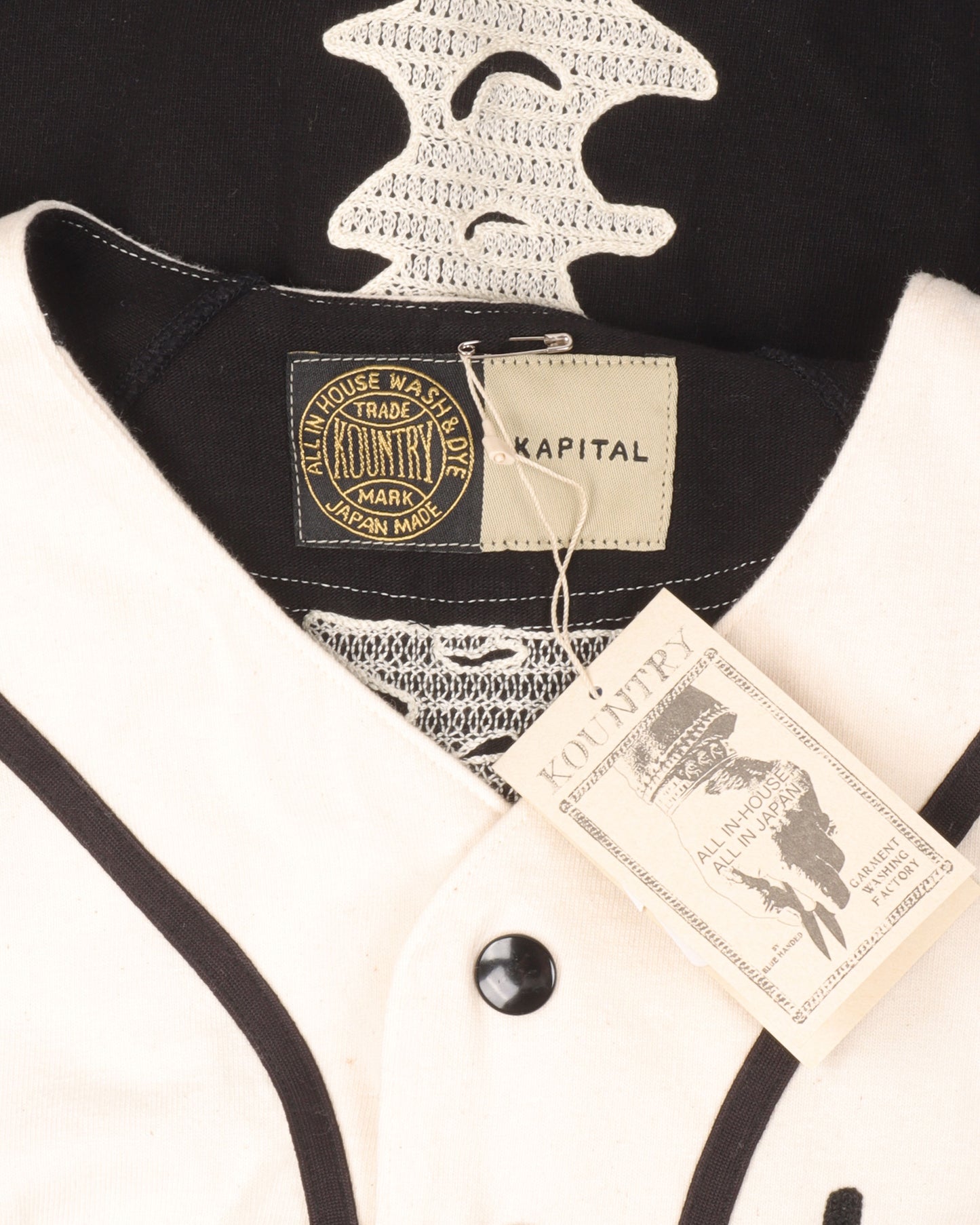Kountry Bones Cotton Baseball Jersey