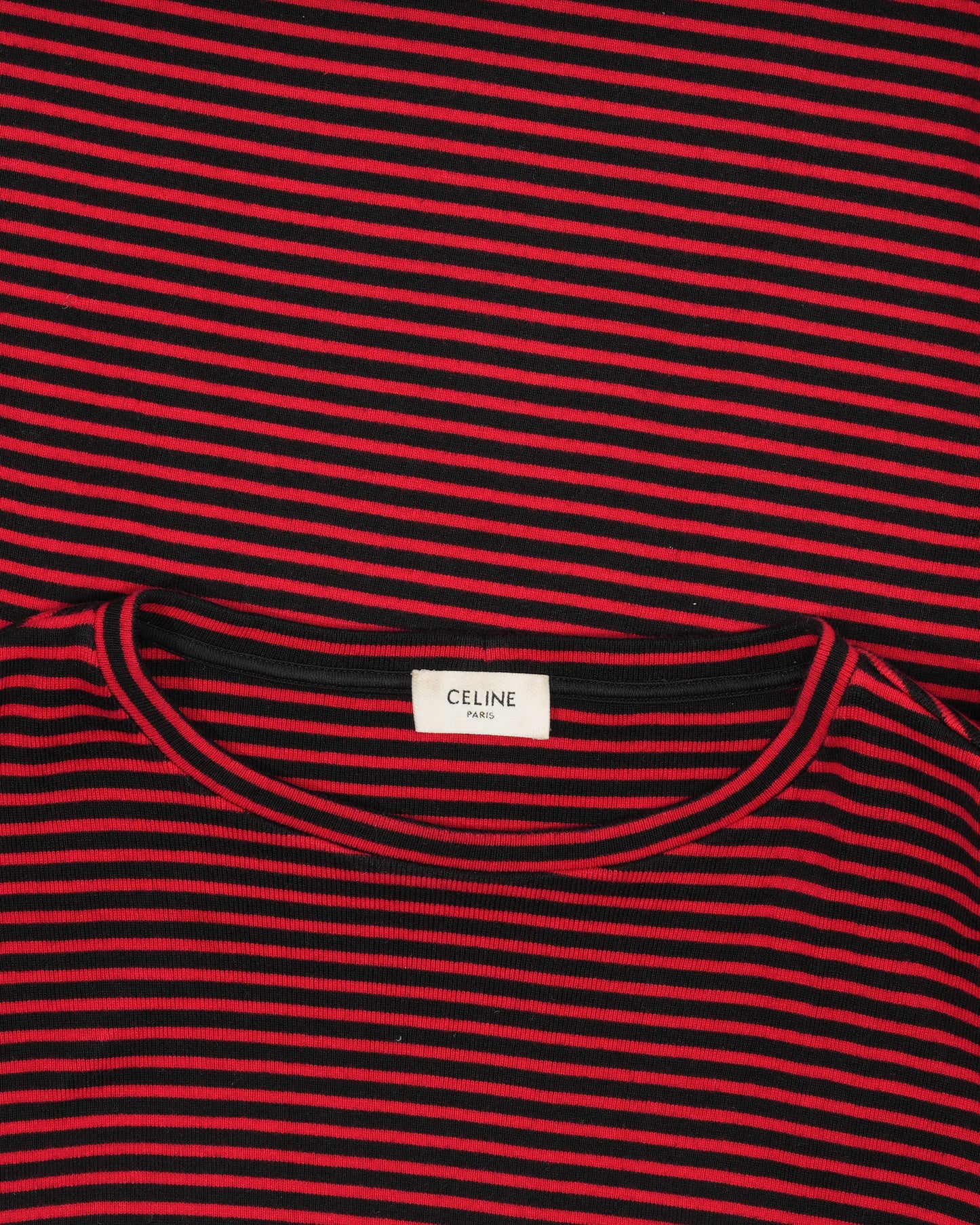 Knit Striped Long Sleeve T-Shirt