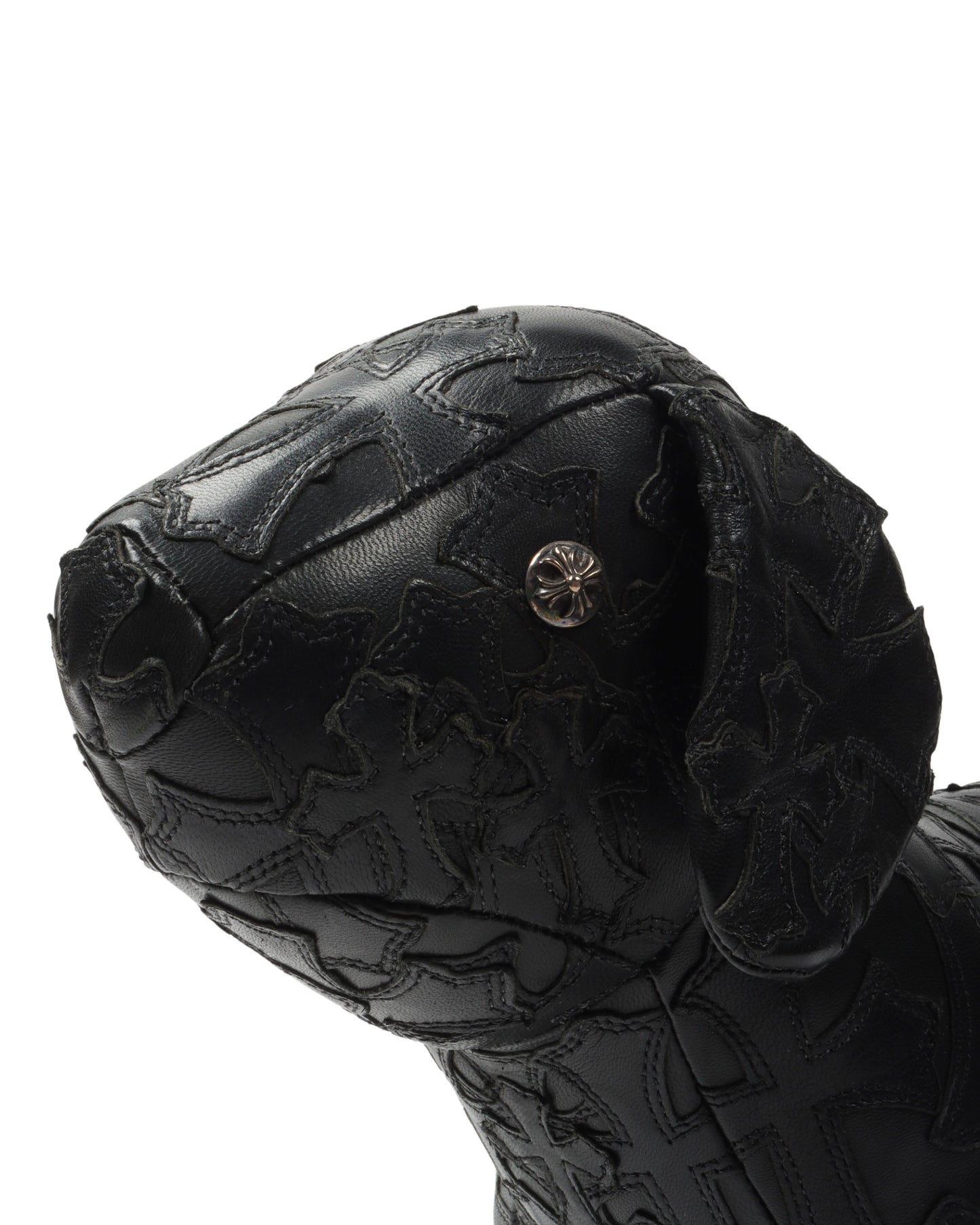 Leather Cross Patch Dog