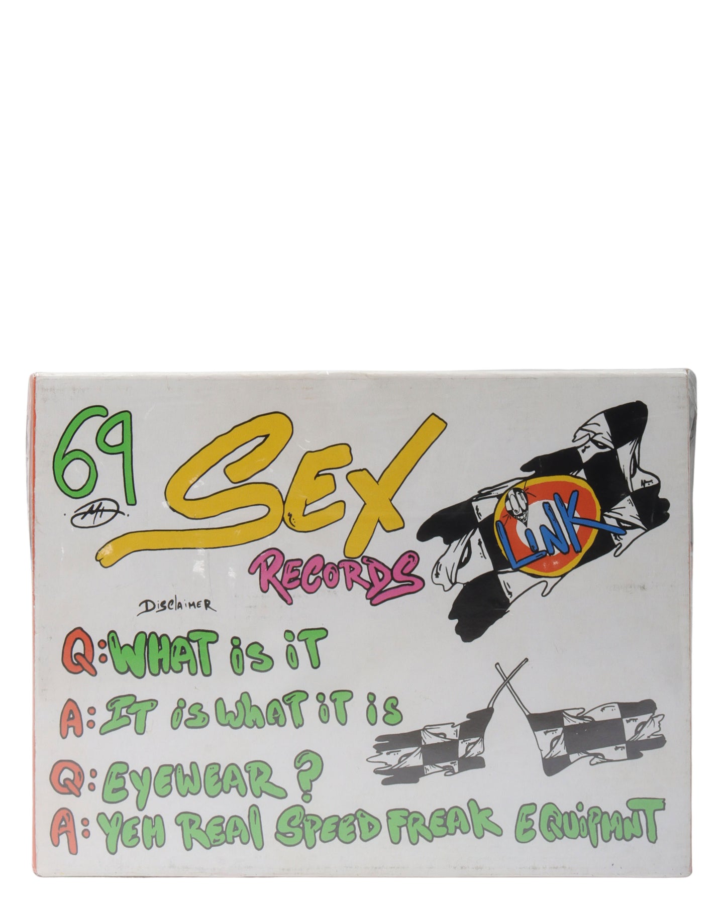 Matty Boy Sex Records 99 Eyes "U LIE'N" Sunglasses & Toy Car