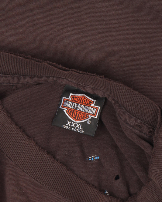 Harley Davidson Distressed Long Sleeve T-Shirt