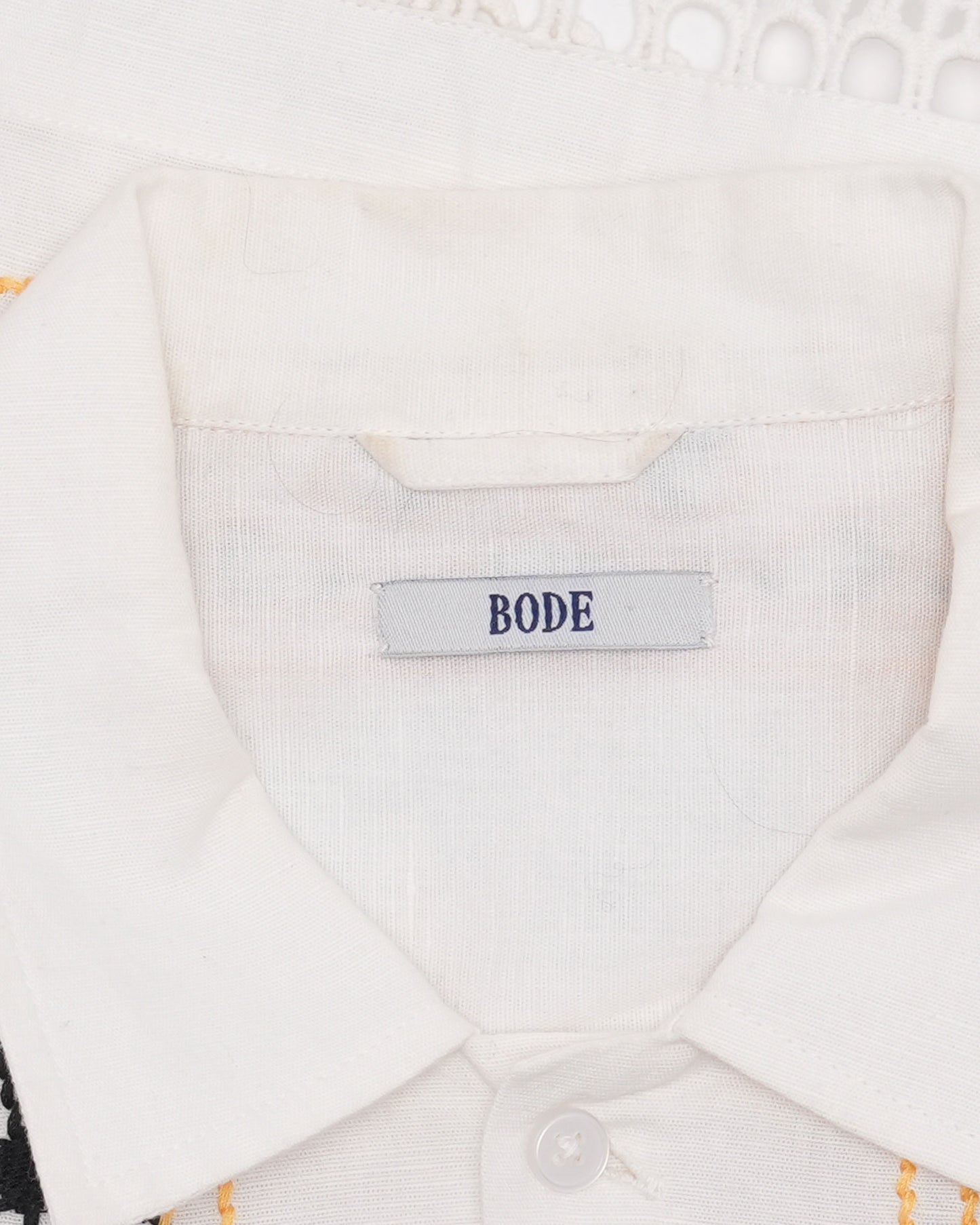 Embroidered Linen Shirt