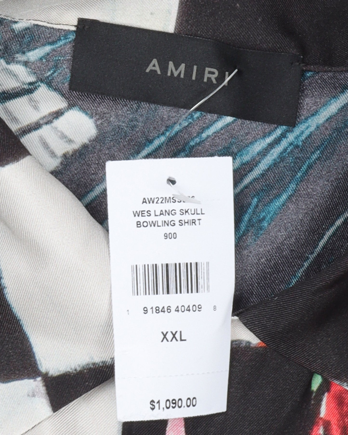 Wes Lang Checkered Silk Bowling Shirt