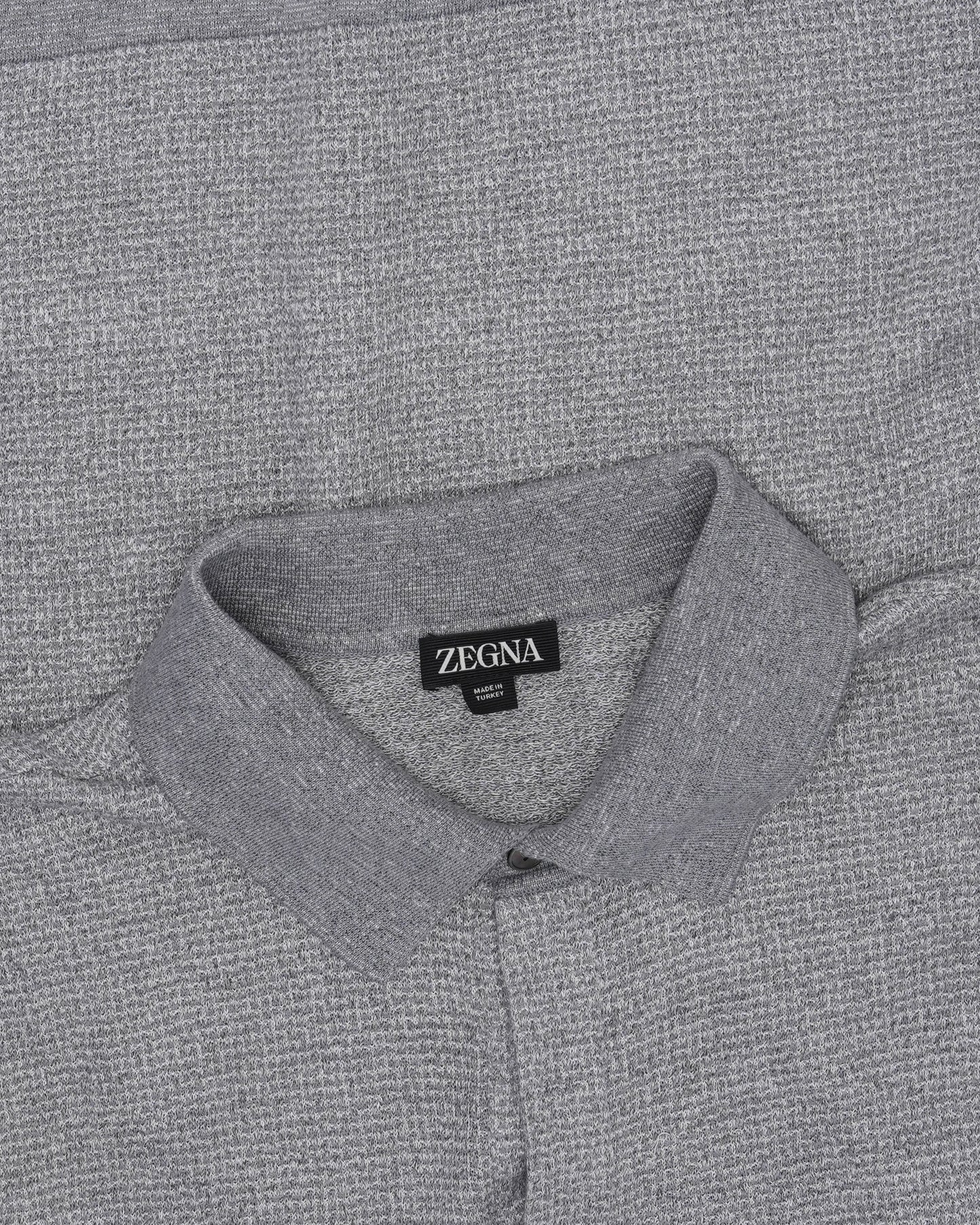 Linen-Silk Blend Polo