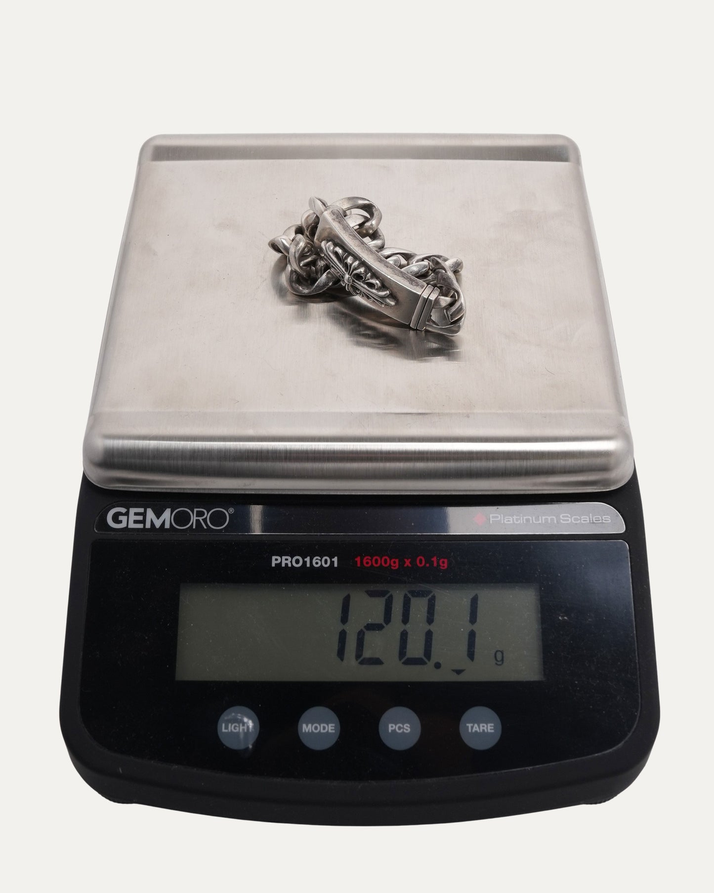 Floral Cross ID Bracelet