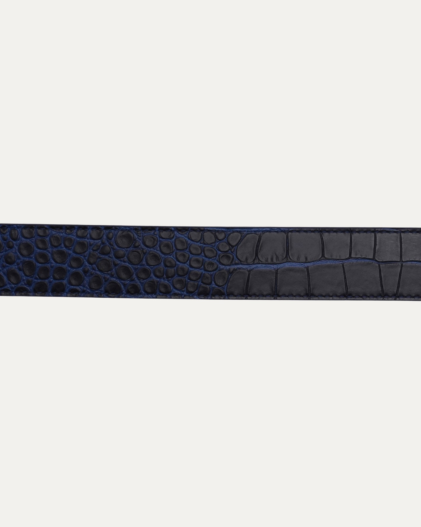 Crocodile Embossed Double B Belt