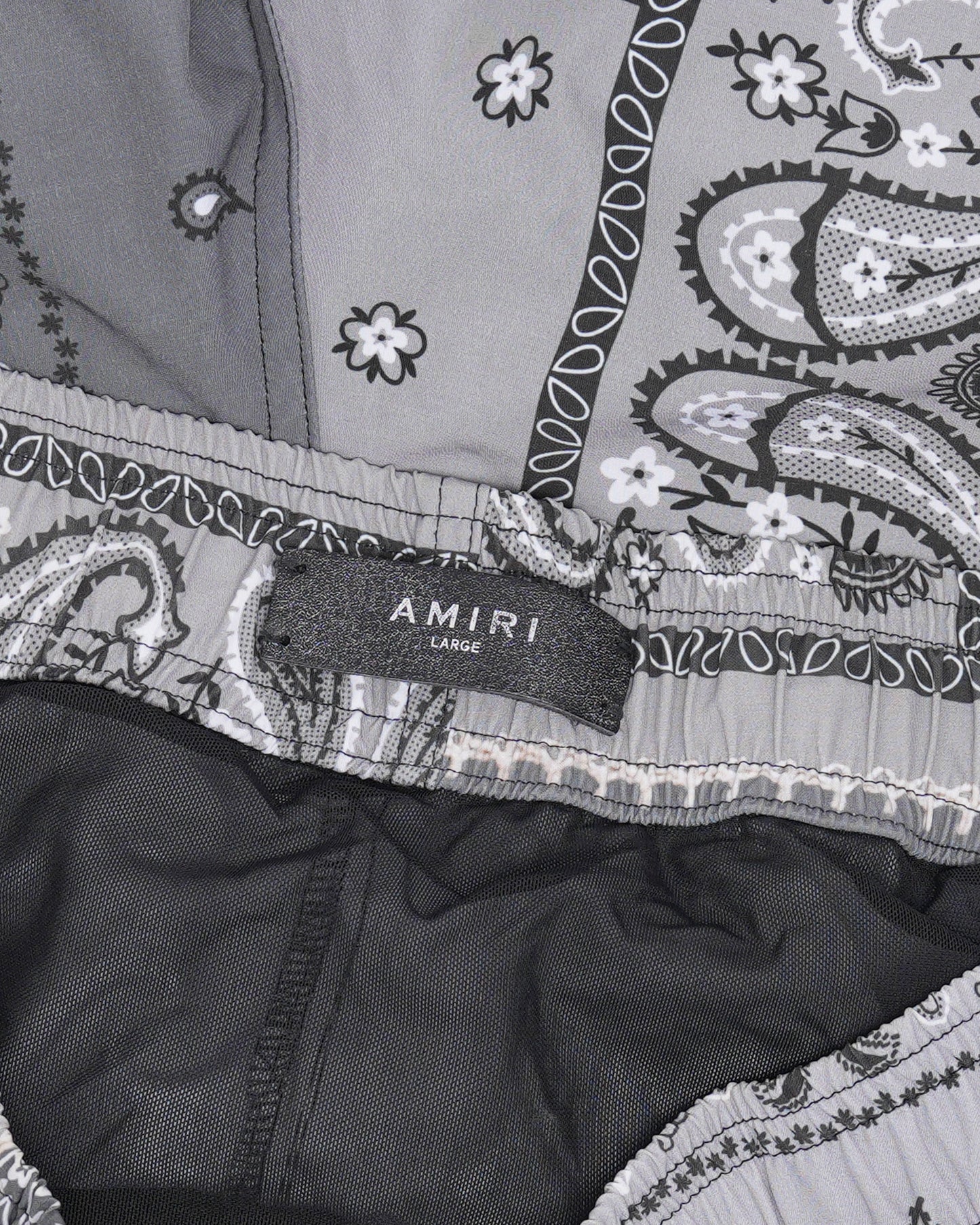 Bandana Print Swim Trunks