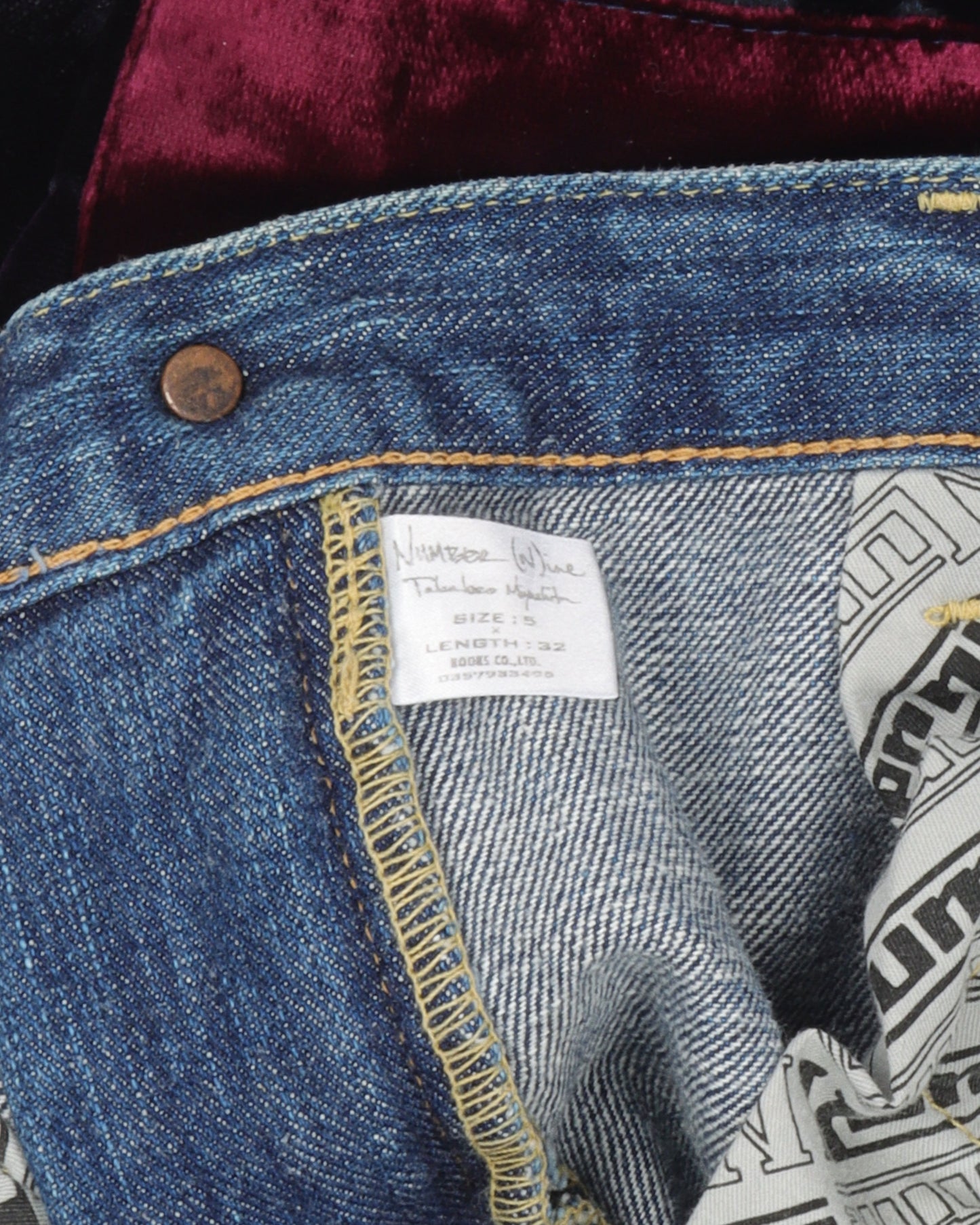 Velvet Patched Jeans