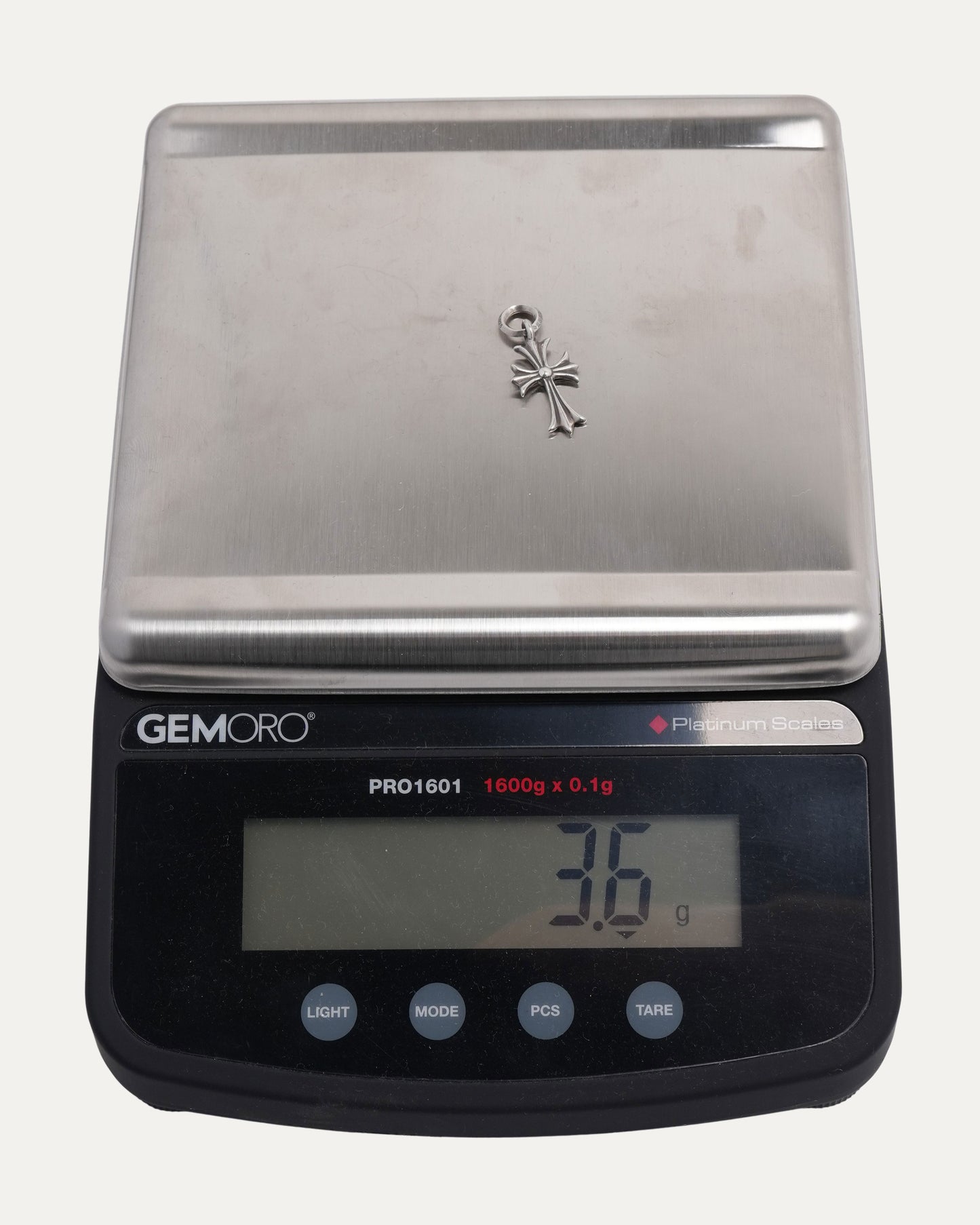 Cross Pendant with B Ring