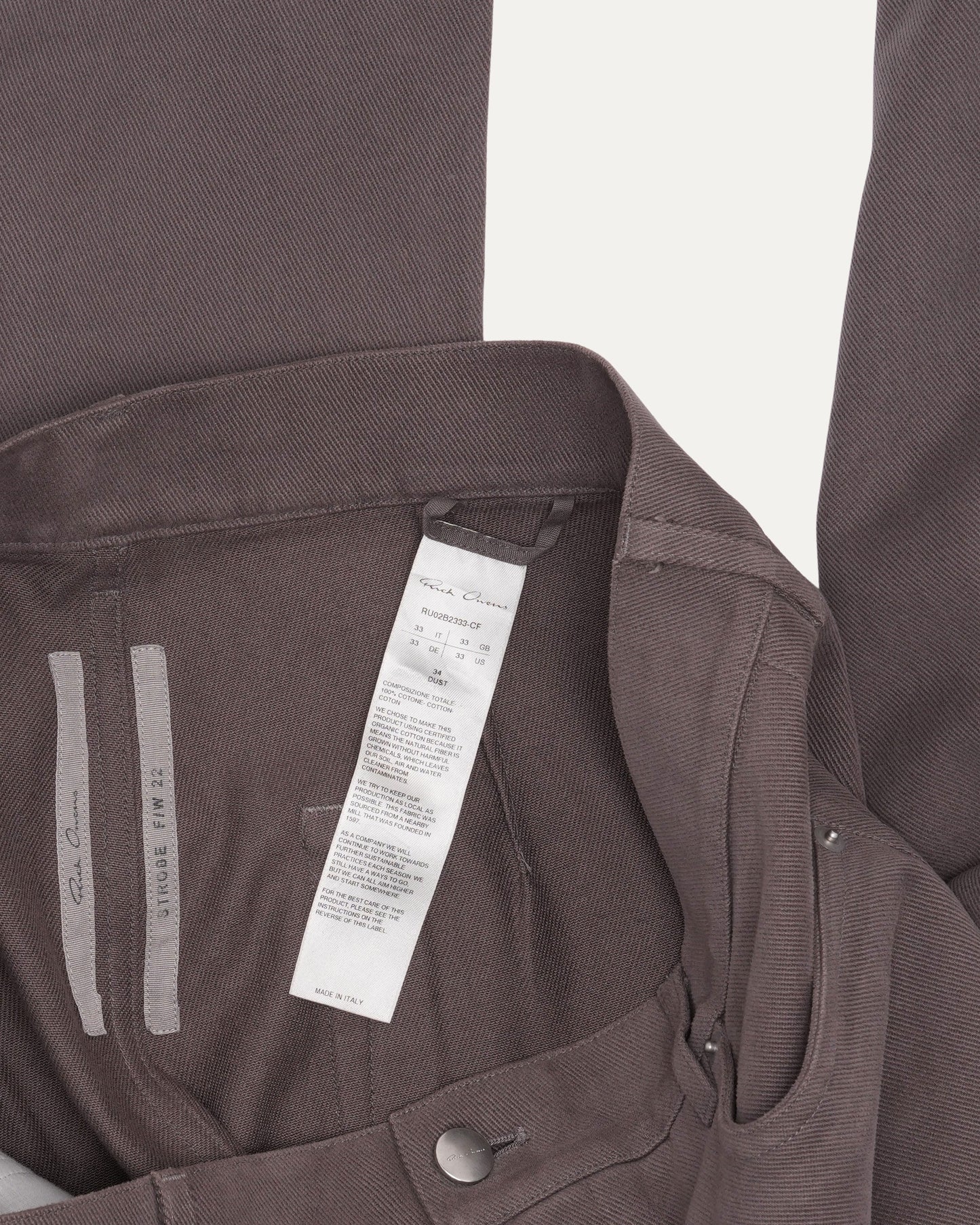 FW 22 Strobe Canvas Pants